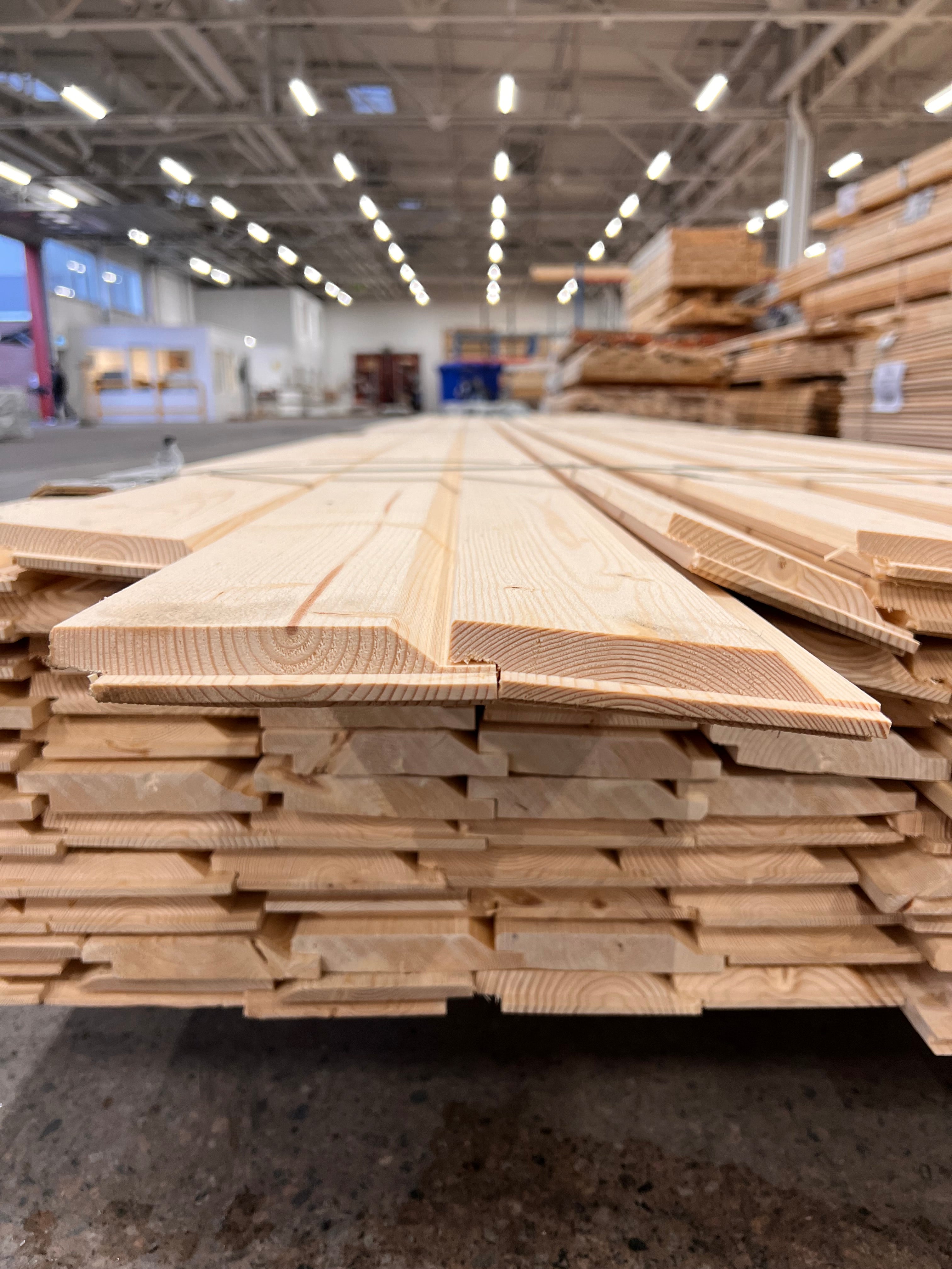 Paket enkelfas fals ändspont 22x120mm, 120st 4,80m (B-Sortering)
