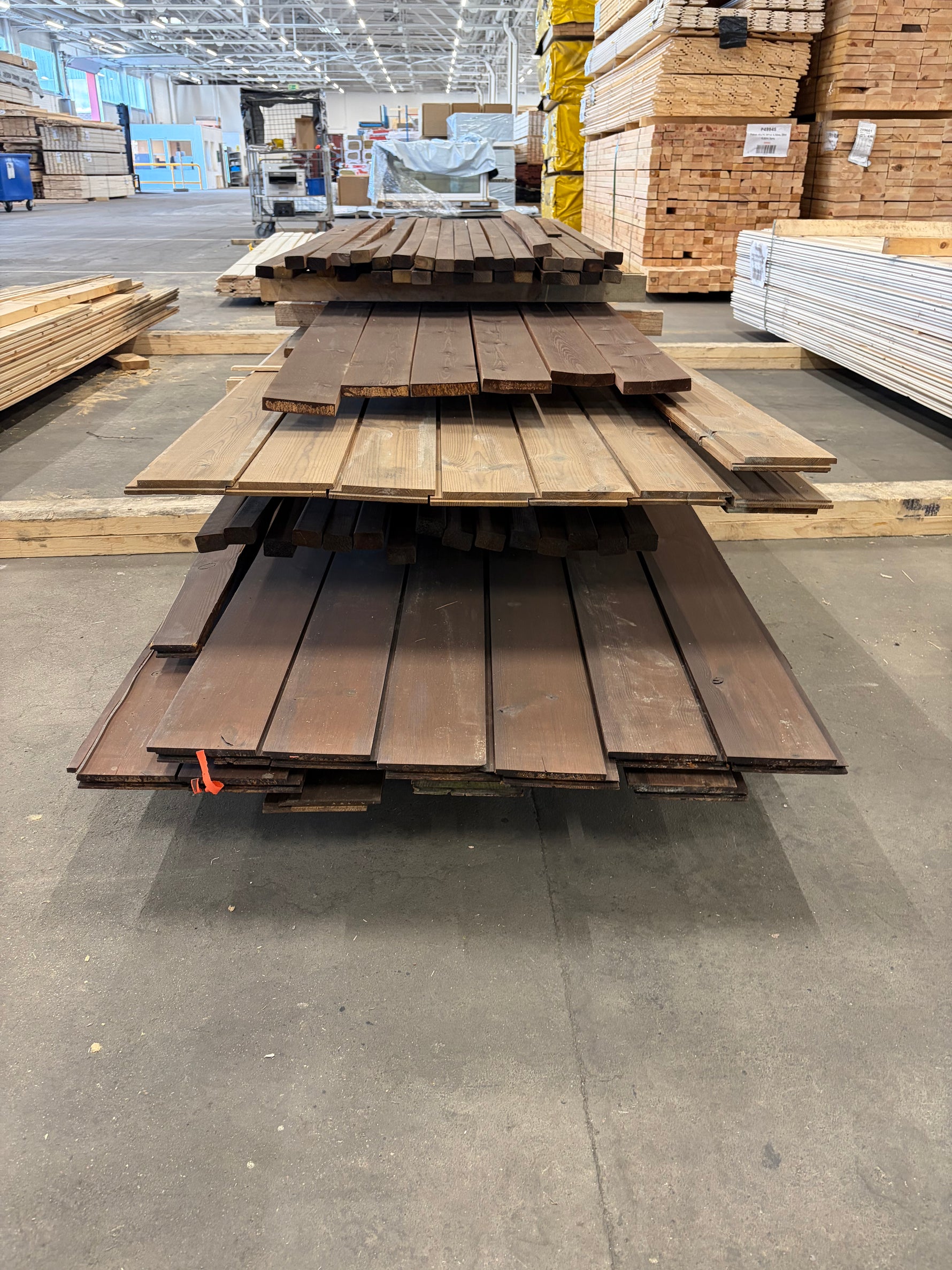 Parti Thermowood – 75 st (blandade dimensioner och längder)