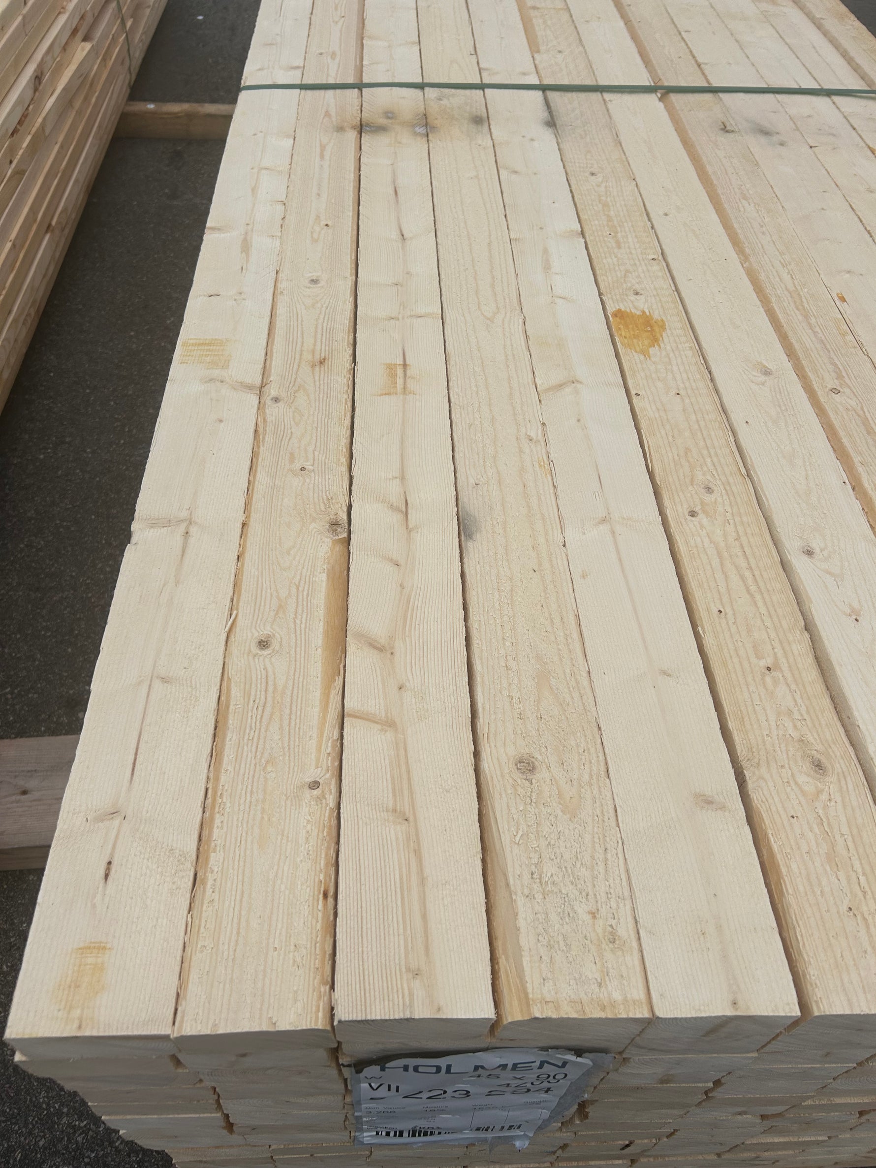 Paket Reglar 45x90mm 4,20m 192st Ohyvlat