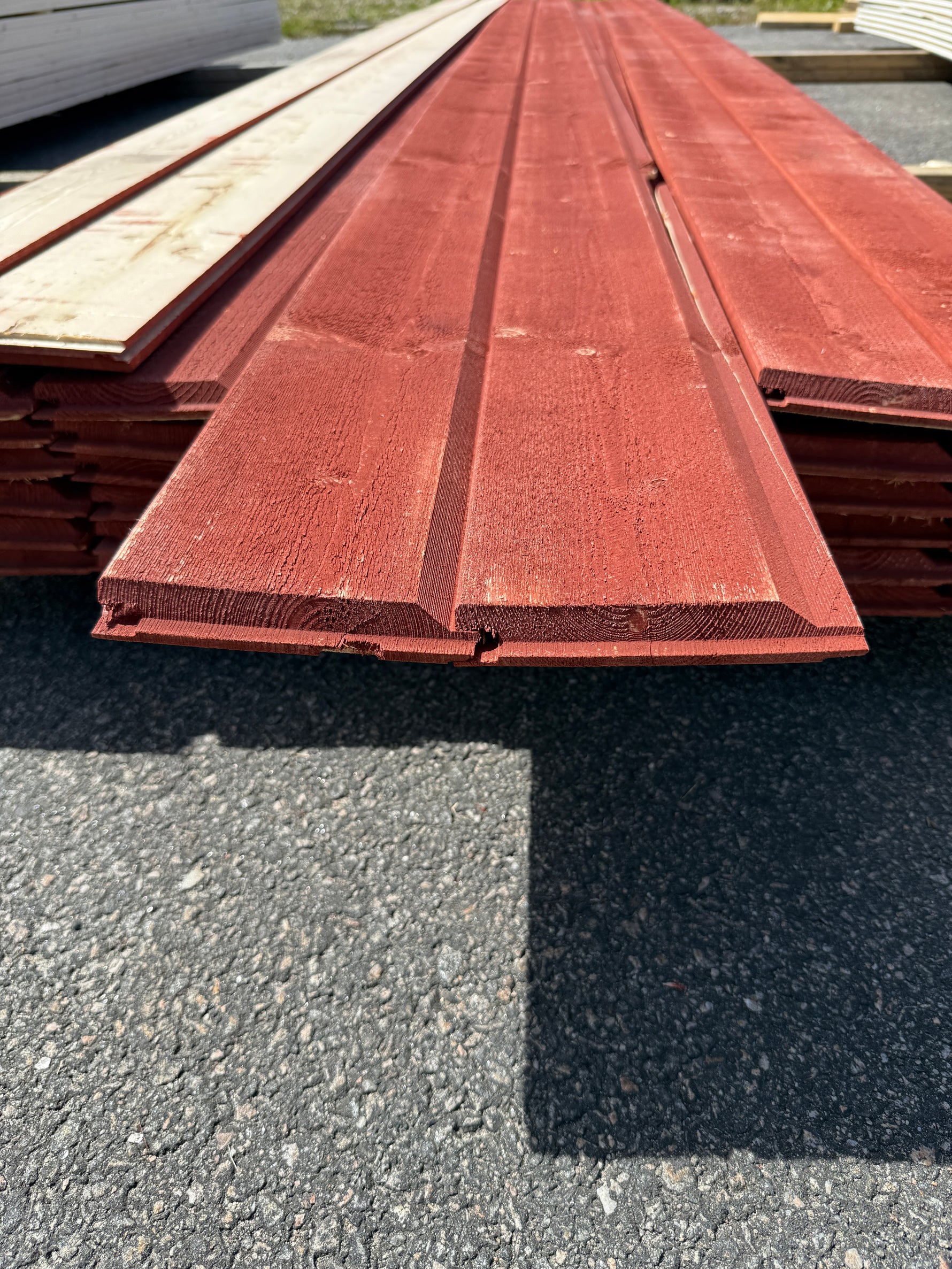 Paket Ytterpanel Enkelfas Ändspont 22x145mm, 46st 4.80m Grundmålad&nbsp;