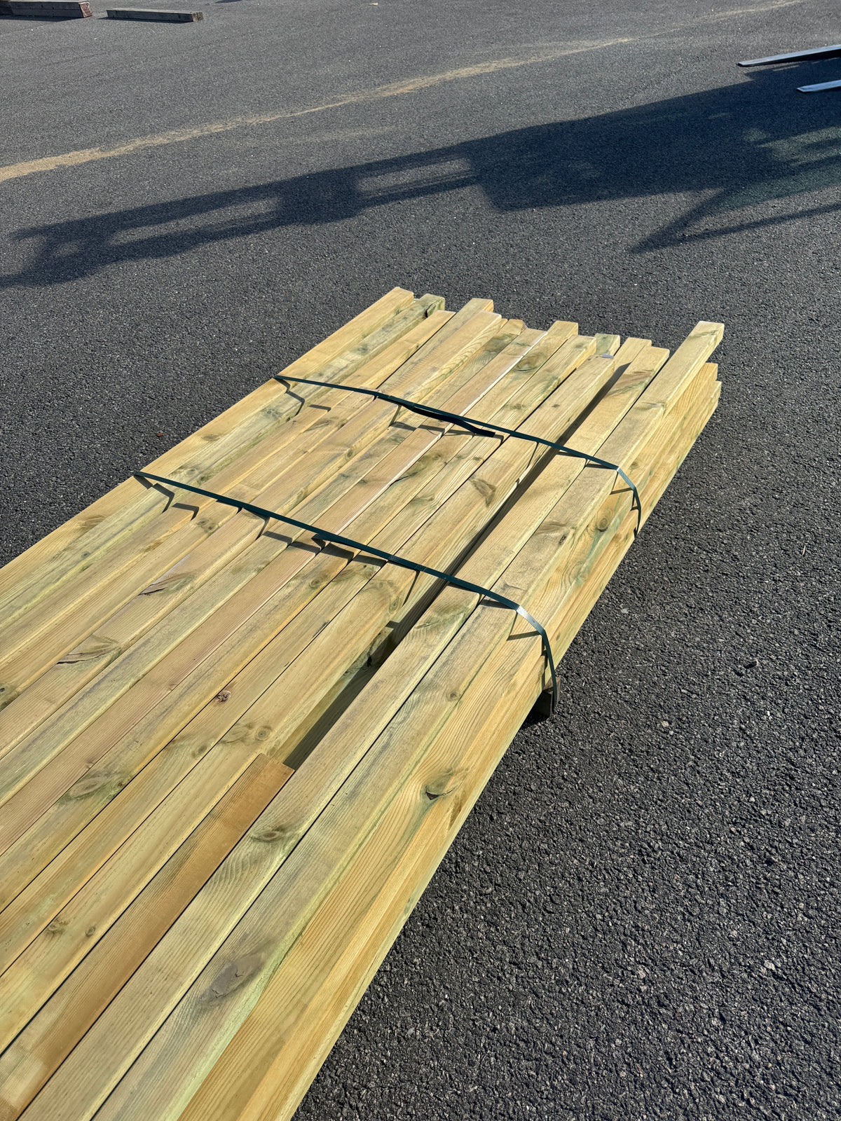 Paket Tryckimpregnerade Reglar 45x70mm – 56st, 5,40m (Utsorterade)