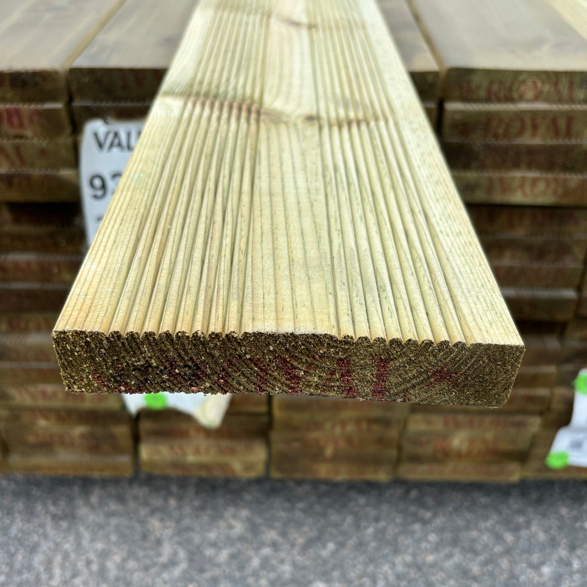 Paket Tryckimpregnerad Rillad Trall 28x145mm – 52st, 4,20m