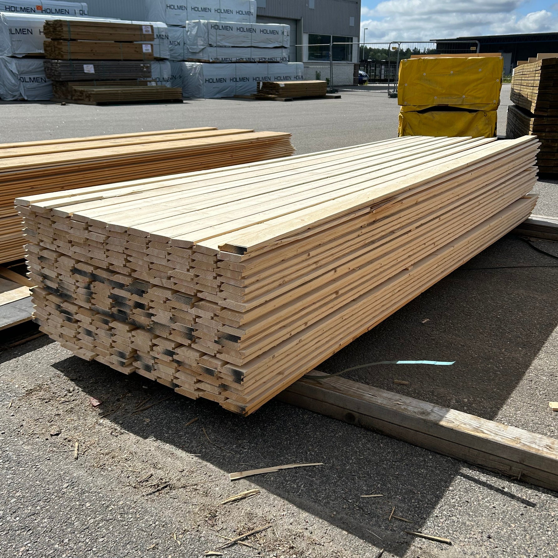 Paket Ytterpanel Enkelfas Halvspont 22x95mm, 231st 3,0m