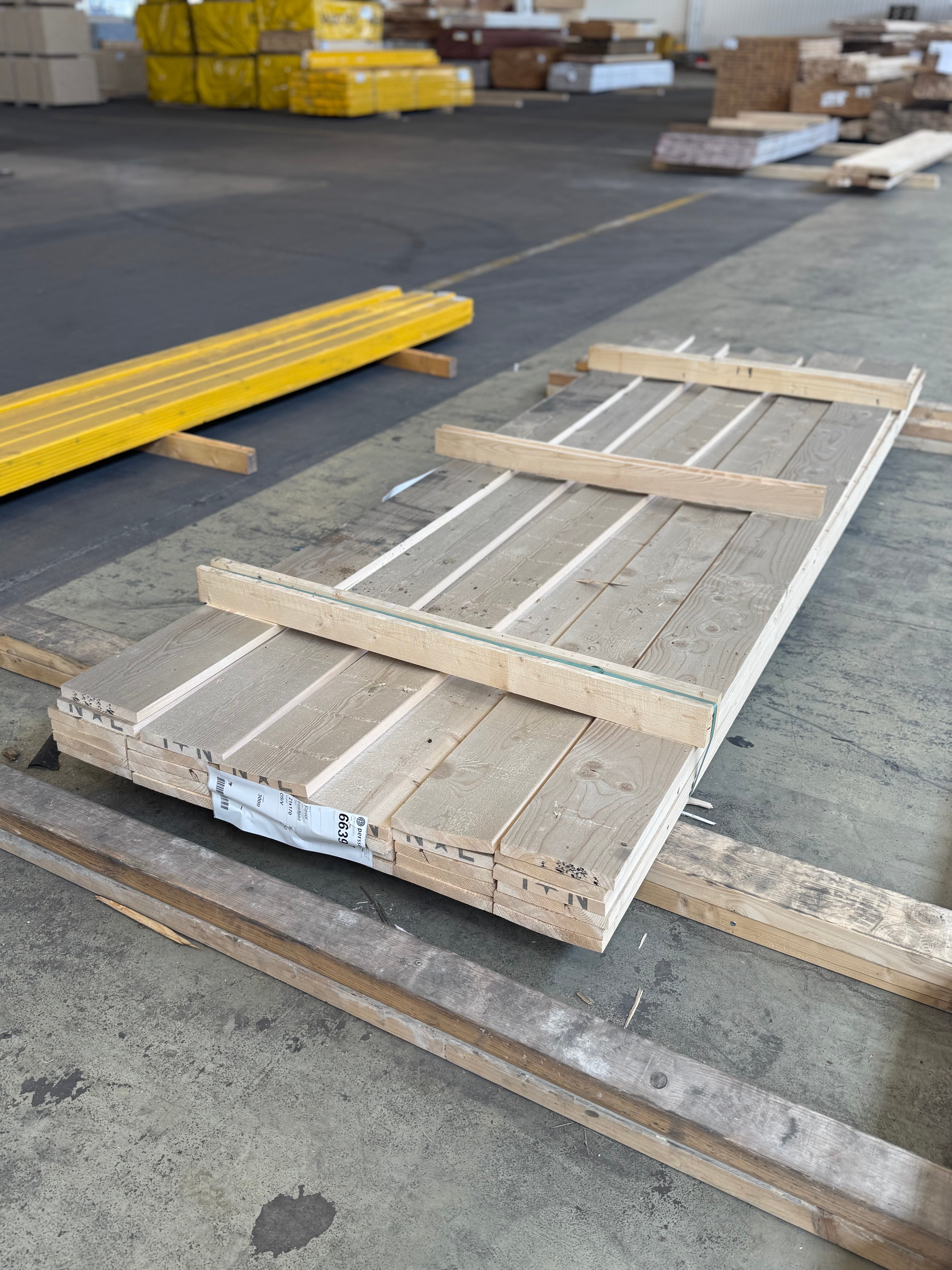 Paket finsågad 22x170mm 3.0m 31st Felhyvlad