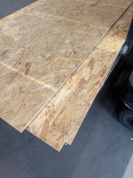 Parti OSB-skivor 11 mm kantskadade – 7 st