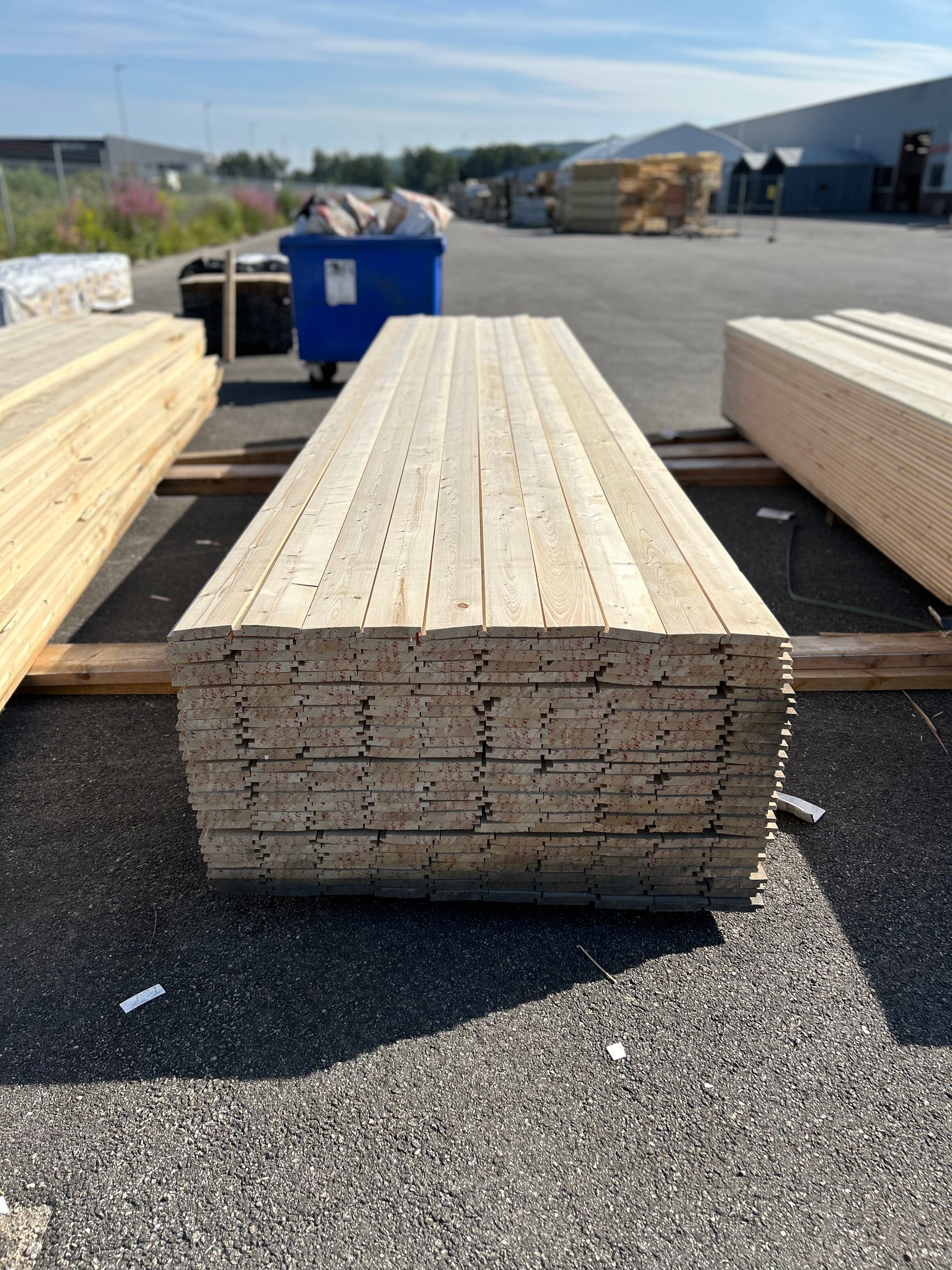 Paket Ytterpanel 22×120 mm 4,80 m – 260 st Obehandlad B-sortering