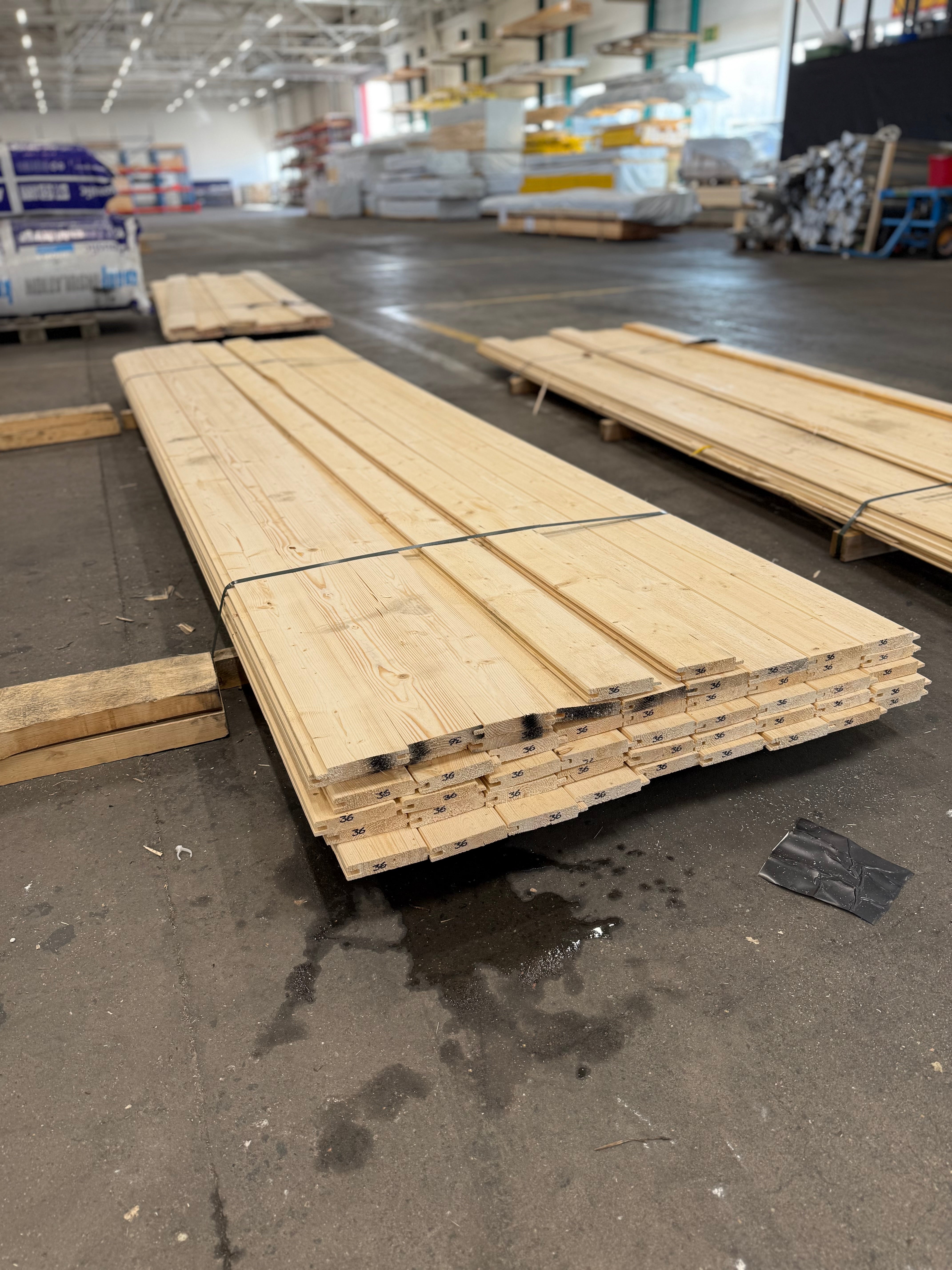 Paket Spontpanel 22x120mm 50st 3.60m