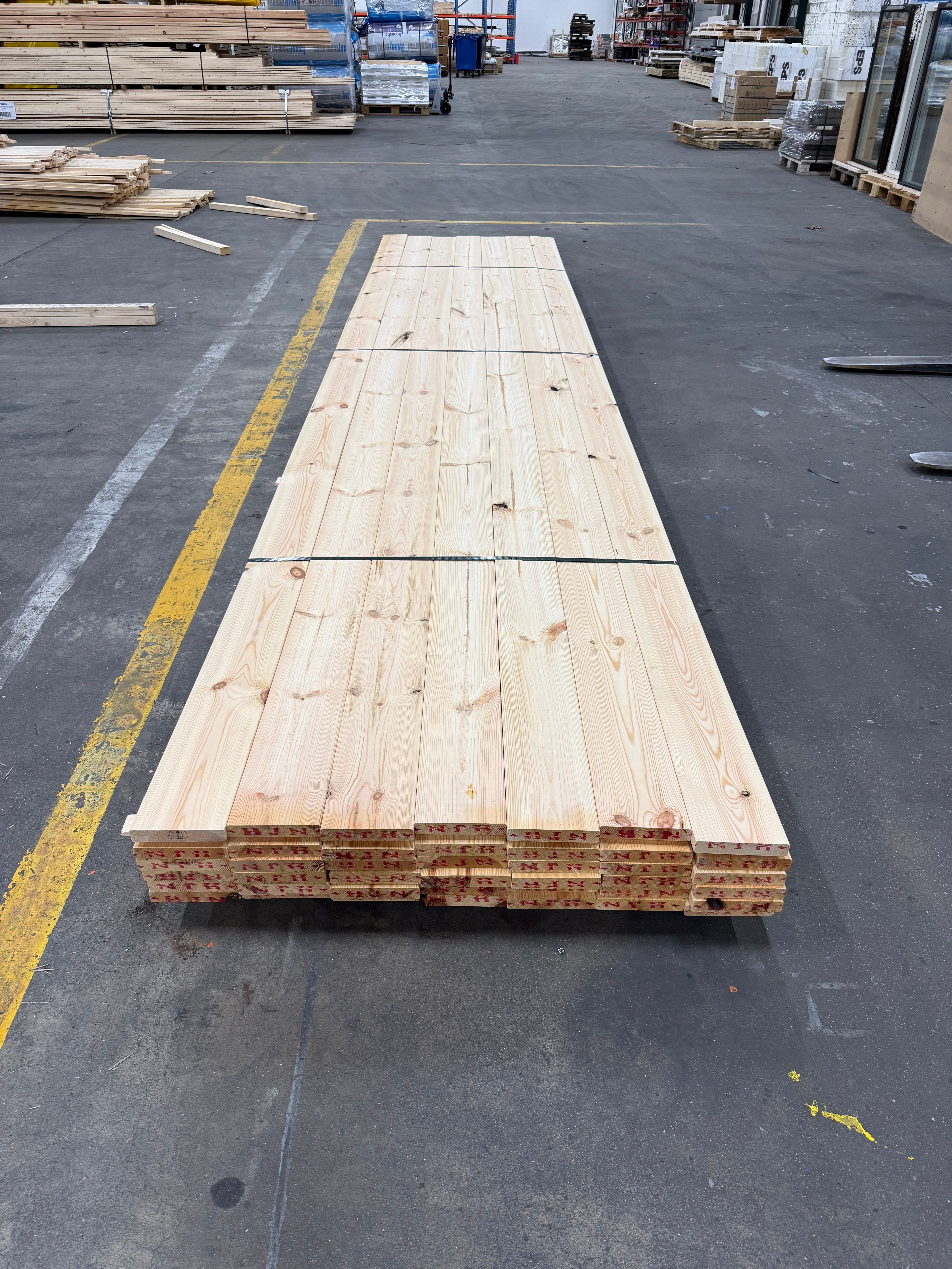 Paket Hyvlade Brädor 27x145mm 4.80m- 42st (Furu) B- sortering