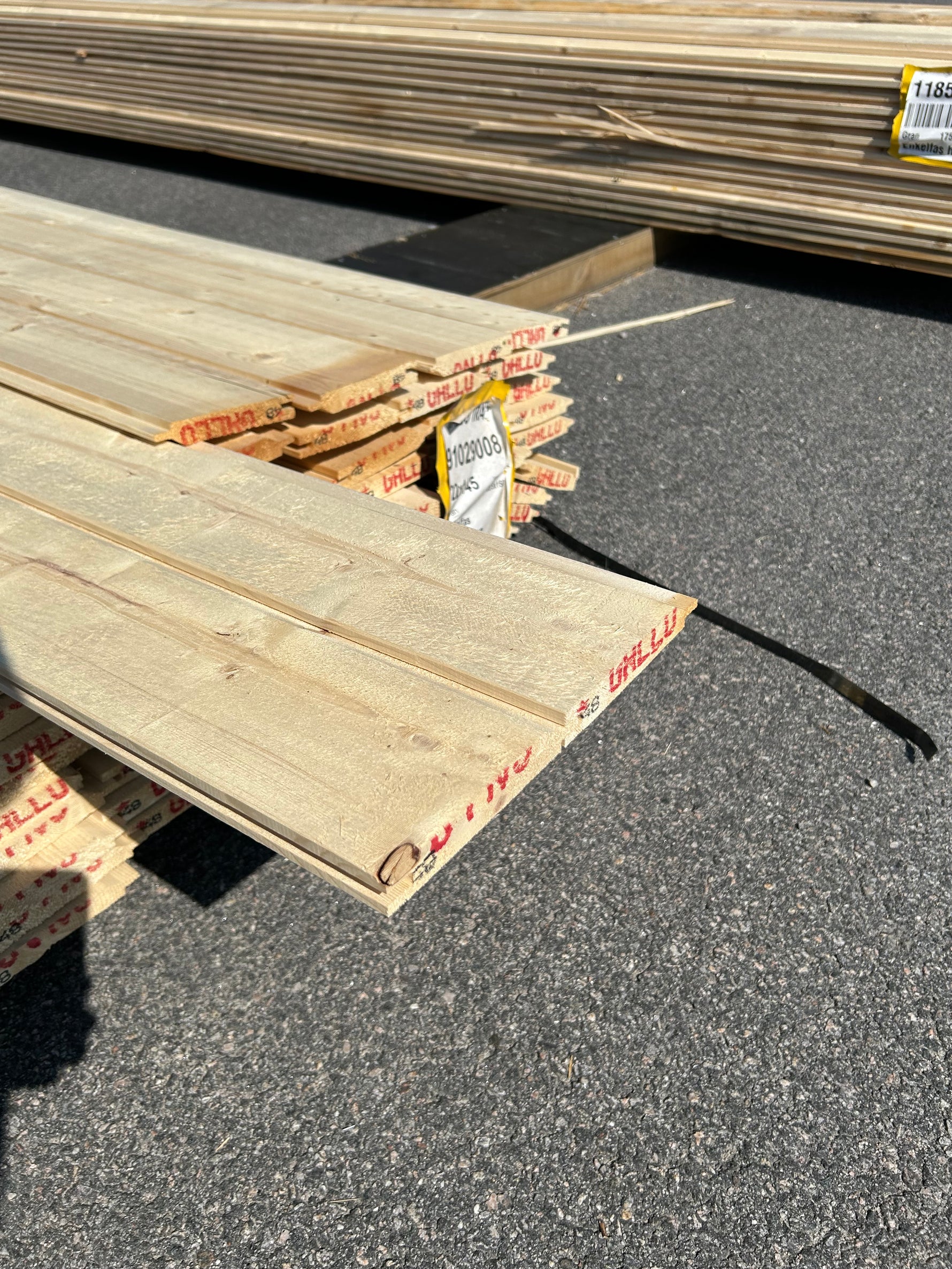 Paket Enkelfasspont 22x145mm 4.80m 85st- Obehandlad