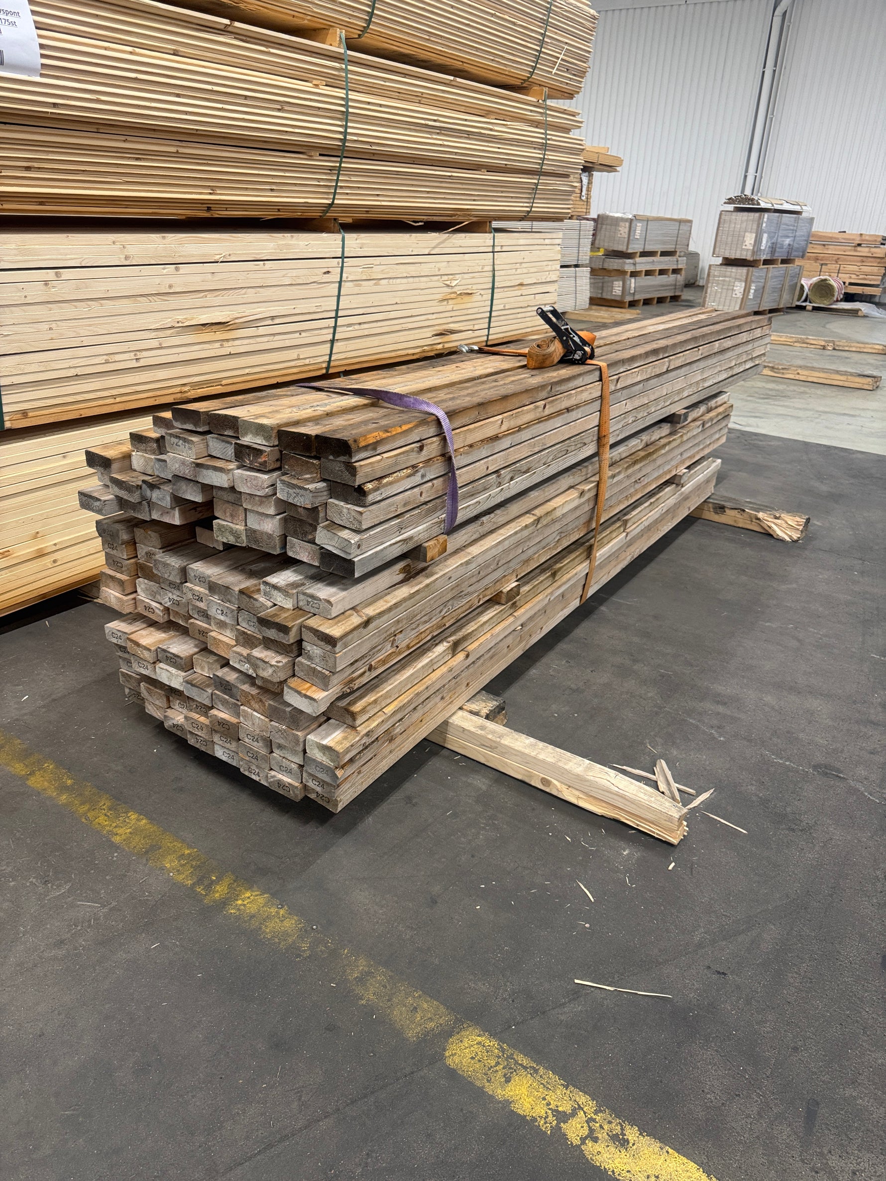 Paket Begagnade Reglar 45x95mm 3,00–3,60m – 118 st