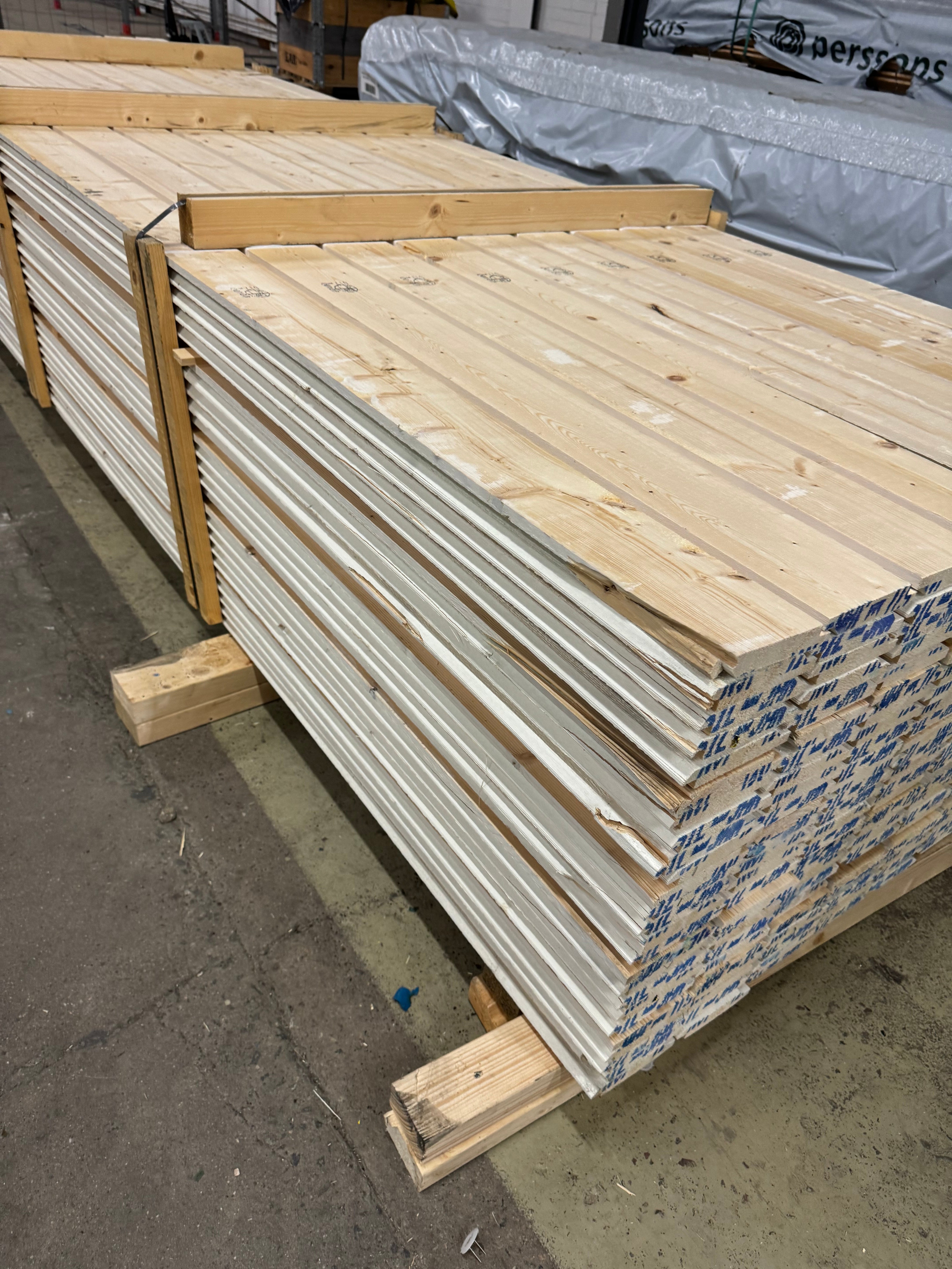 Paket Ytterpanel Dubbelfas Grundmålad 225st 3.90m