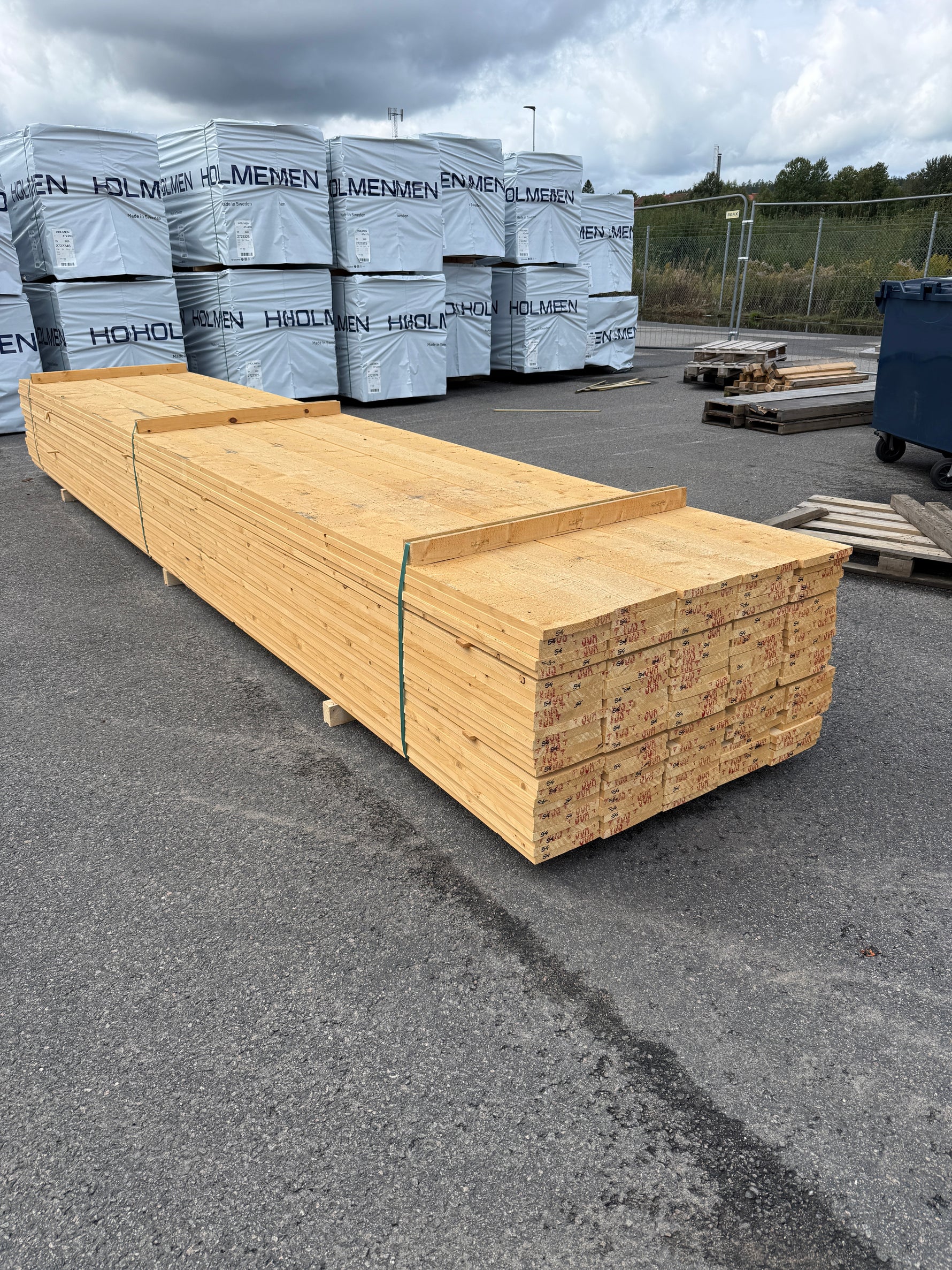 Paket Finsågade Brädor 22x195mm 5,40m 125st (Revor)