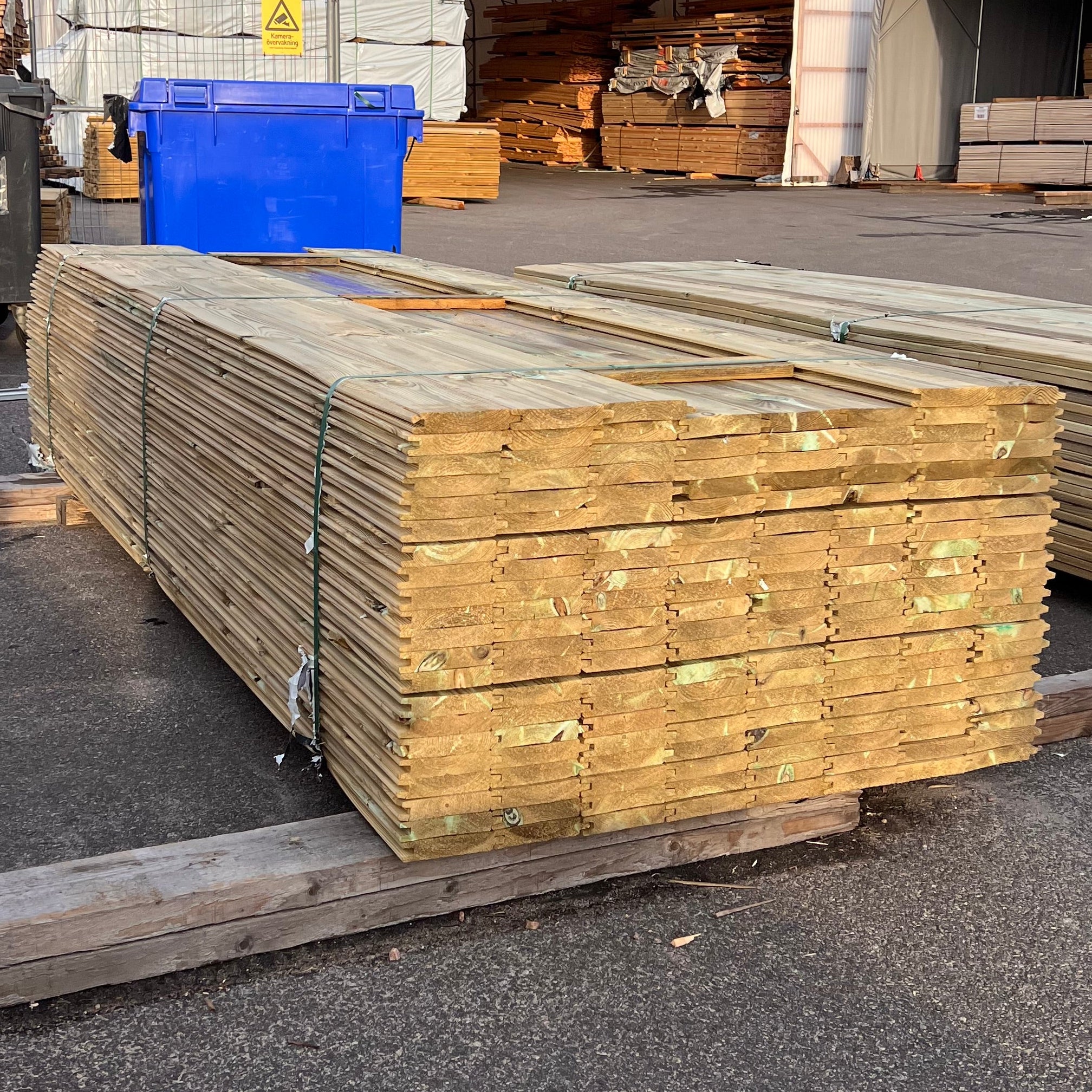 Paket Spontad Panel Tryckimpregnerad 27x145mm – 165 st (3,0 m, Furu, B-sortering)