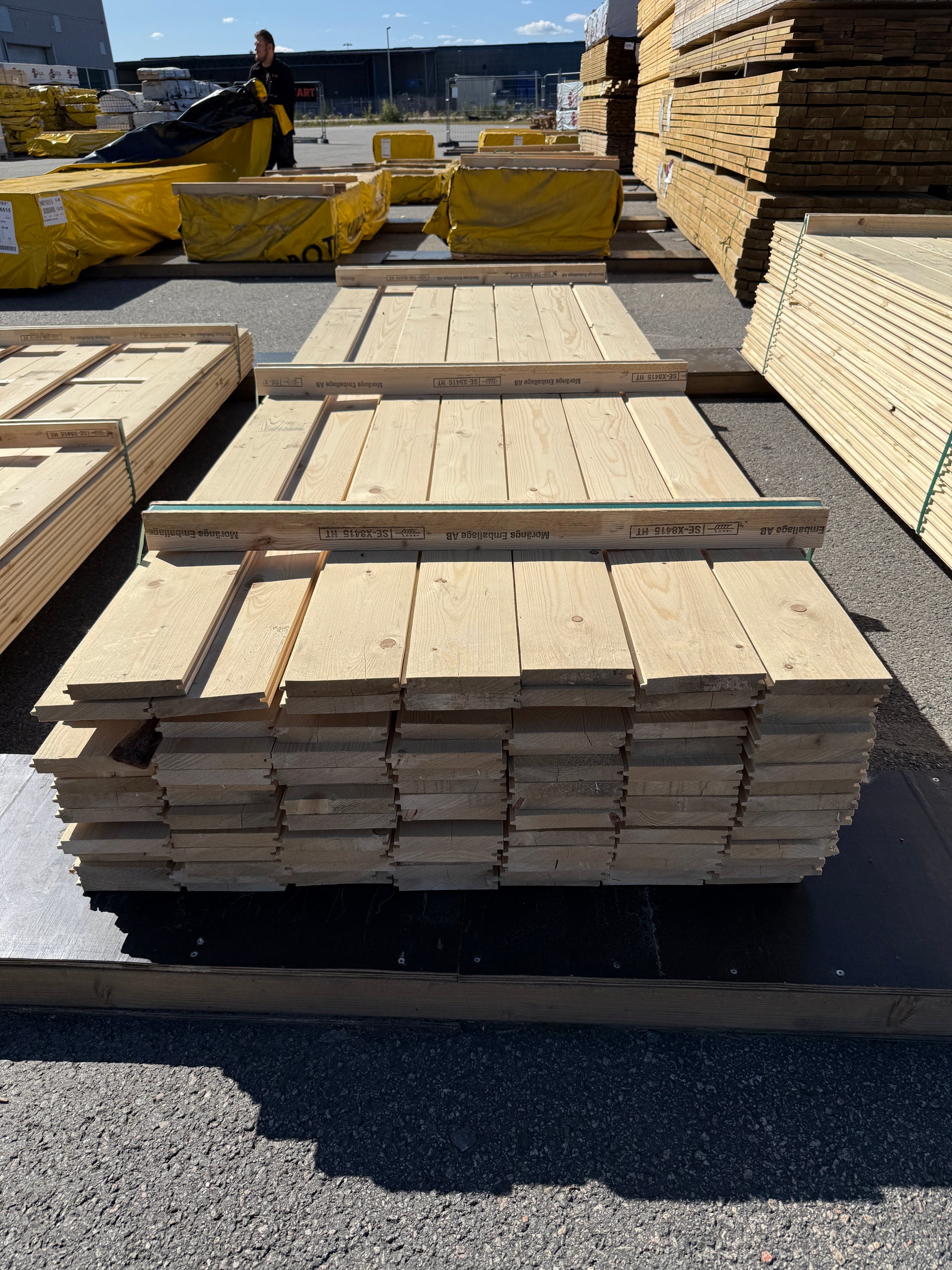 Parti Råspont/Luckämne 23x145mm- 97st 3.0m