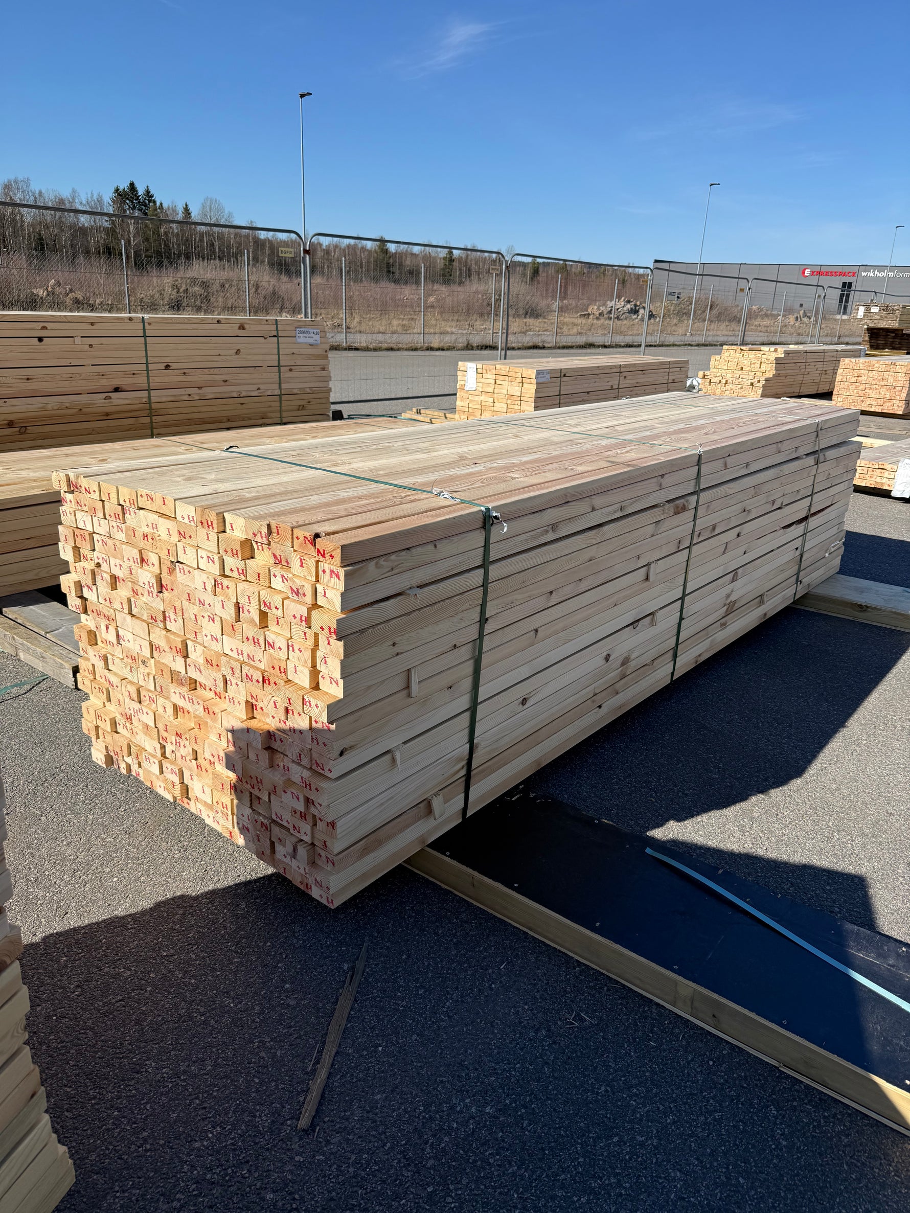 Paket Reglar 45x70 mm – 252 st (3,60 m, furu)