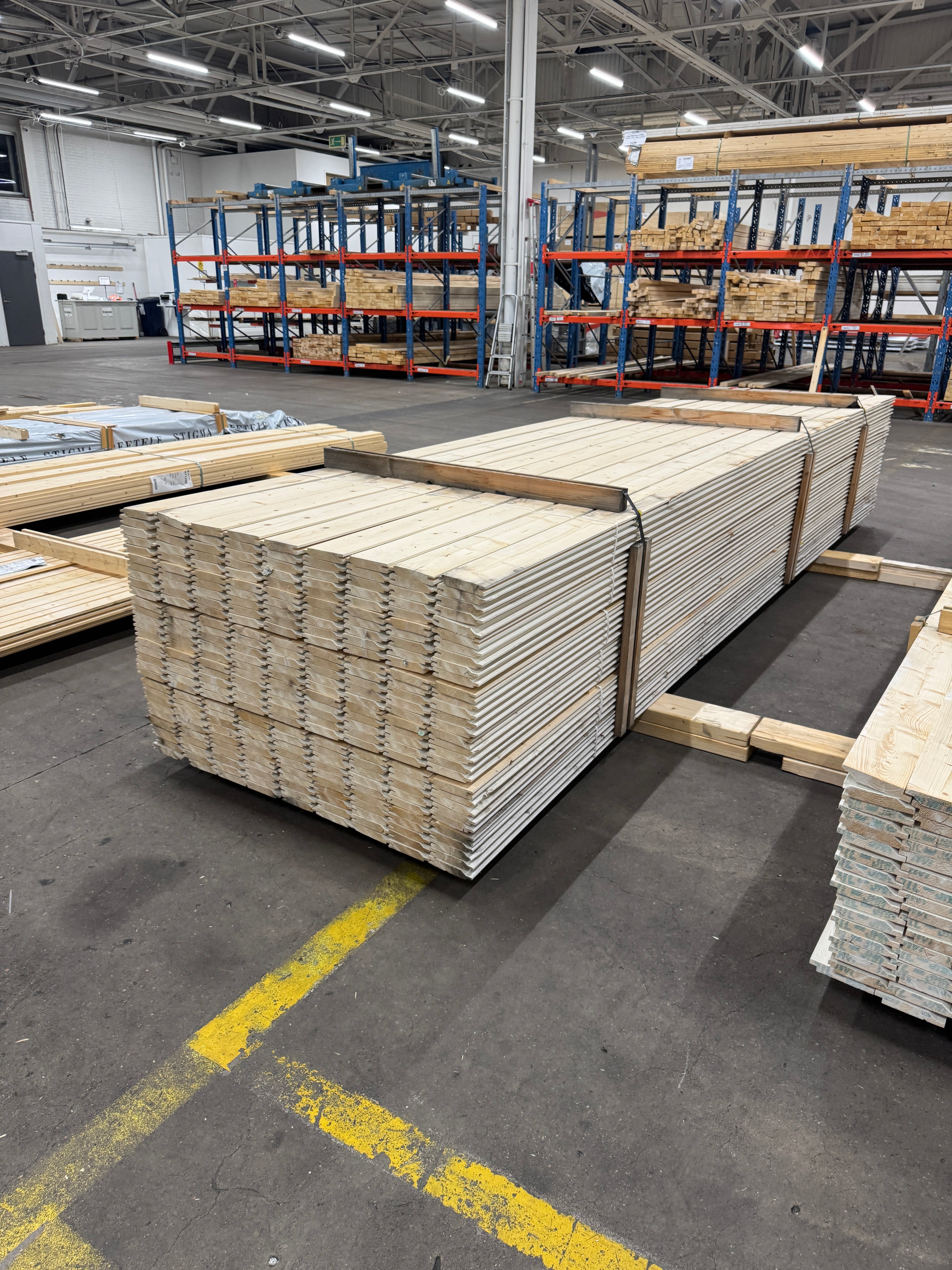 Paket Ytterpanel 22x120mm Vit – 270 st 4,50 m (enkelfasspont)