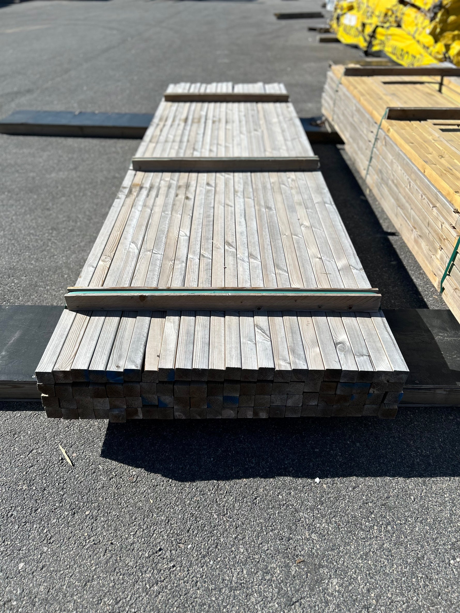 Paket Tryckimpregnerade Reglar 45x45mm 3,60m 88st (Väderbitet)