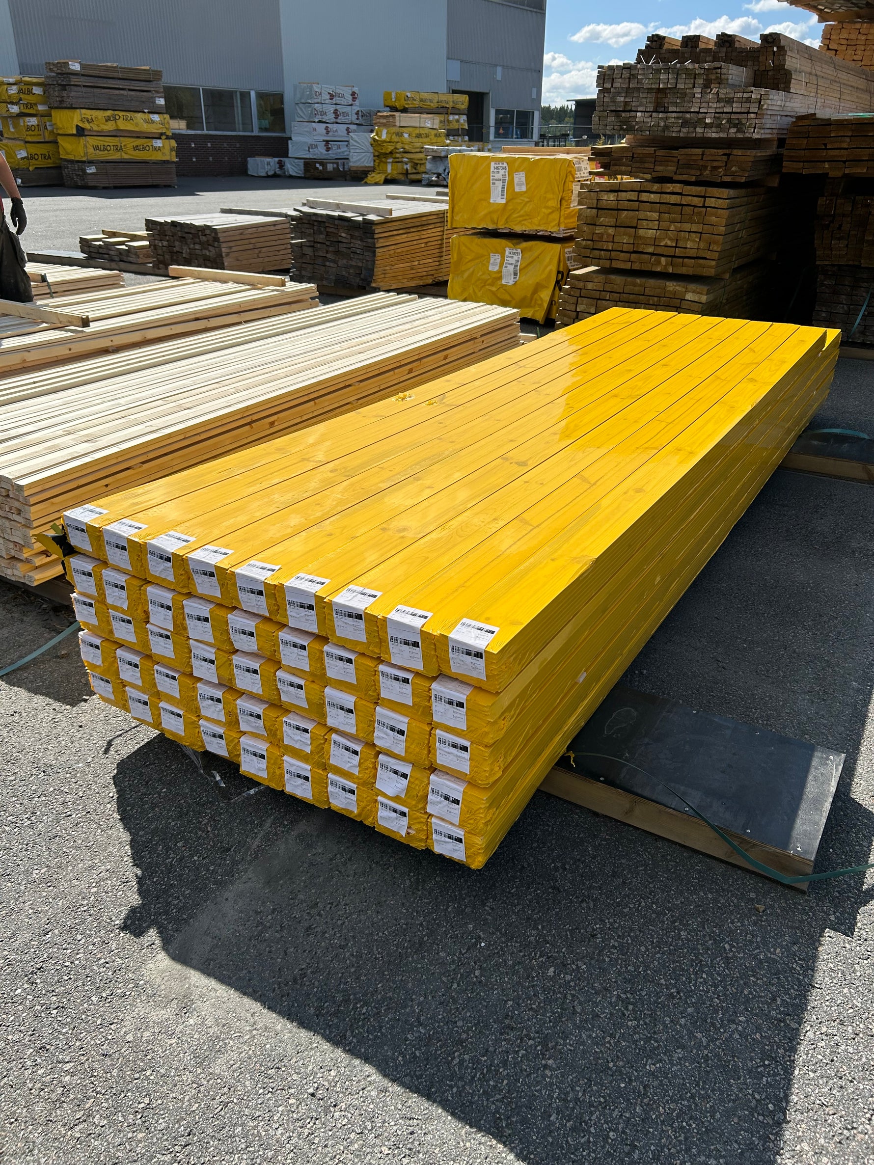Parti Spårpanel 12x120mm (3,58–4,18m) 157,8kvm- Furu Sekunda
