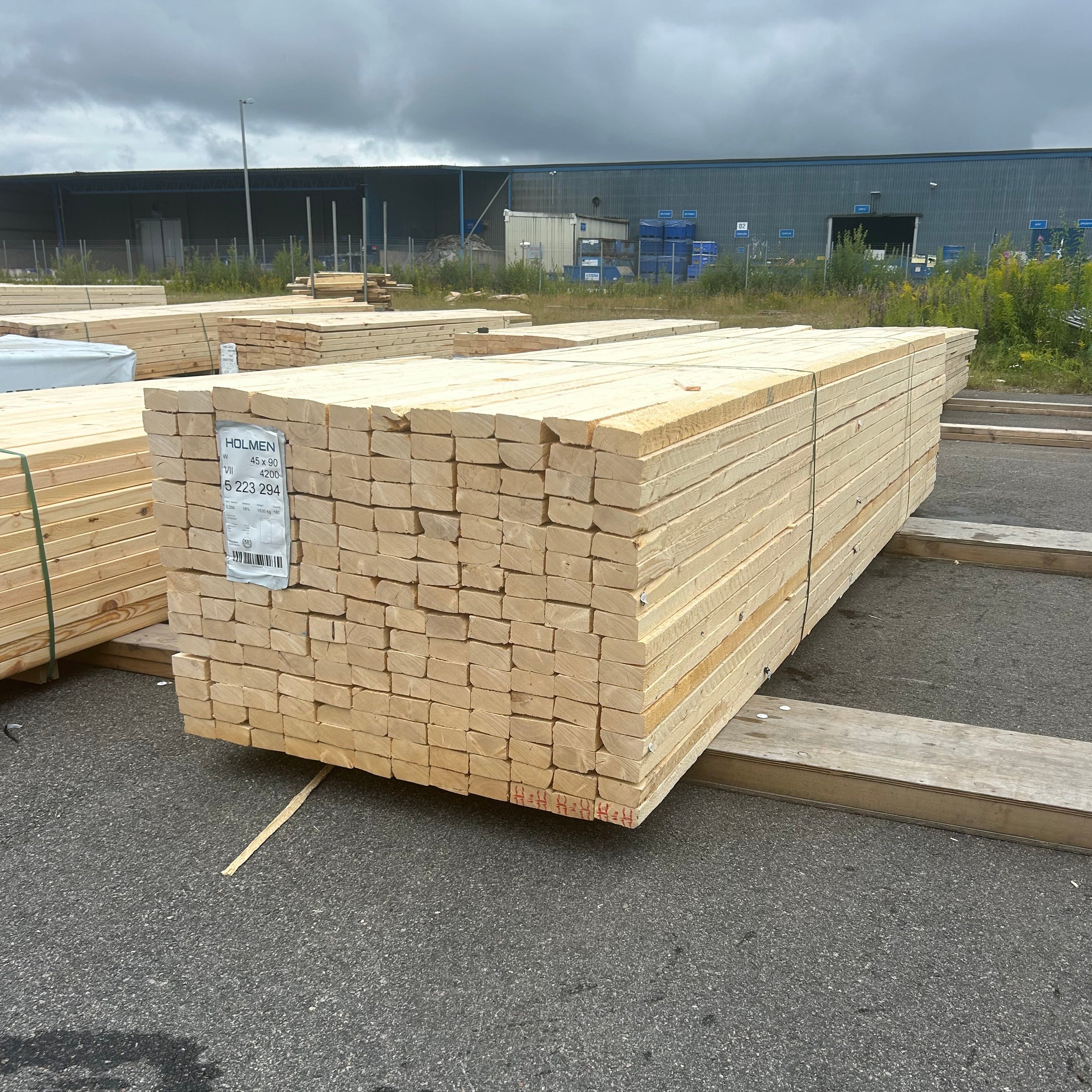 Paket Reglar 45x90mm 4,20m 192st Ohyvlat