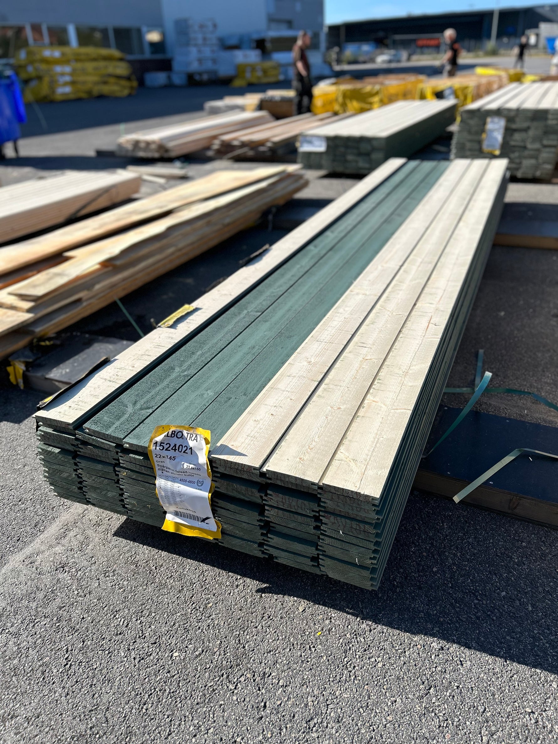 aket Falsad Spårpanel 22x145mm (4,50–4,80m) 88st Gran- Mellanstruken