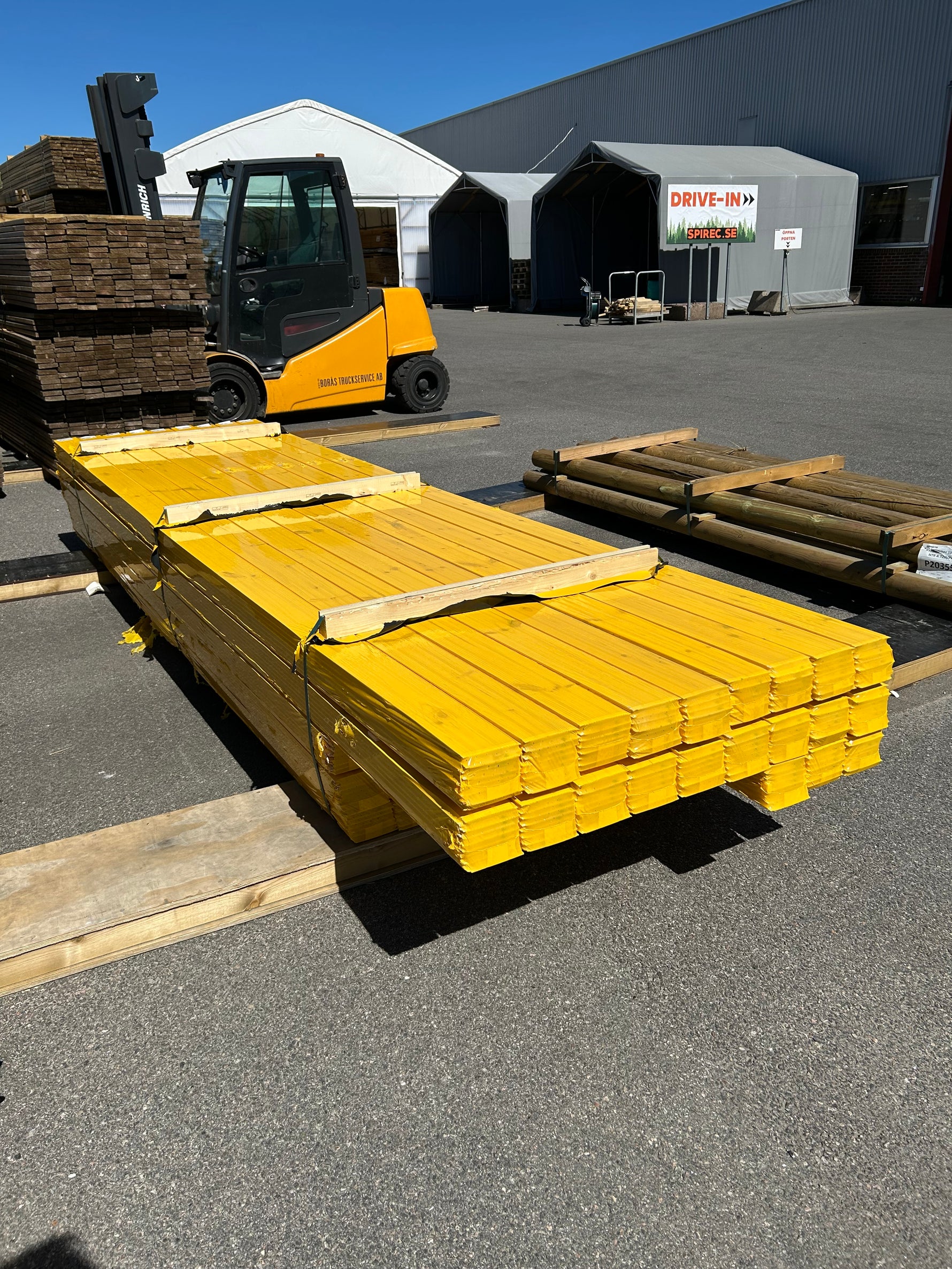 Parti Spårpanel 12x120mm Furu, 152kvm 3.56–4.18m (Sekunda)