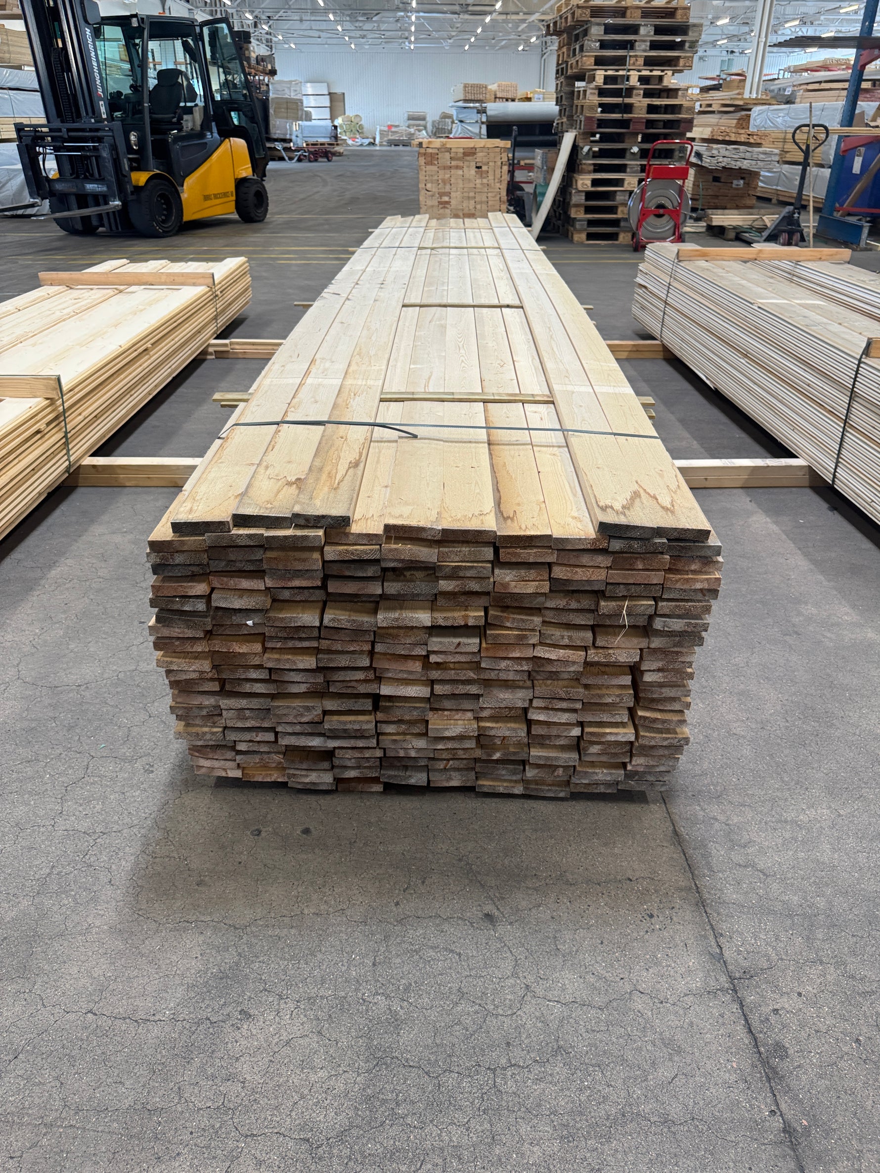 Paket Finsågade Brädor 22x95mm 5,40m – 195 st Väderbitna