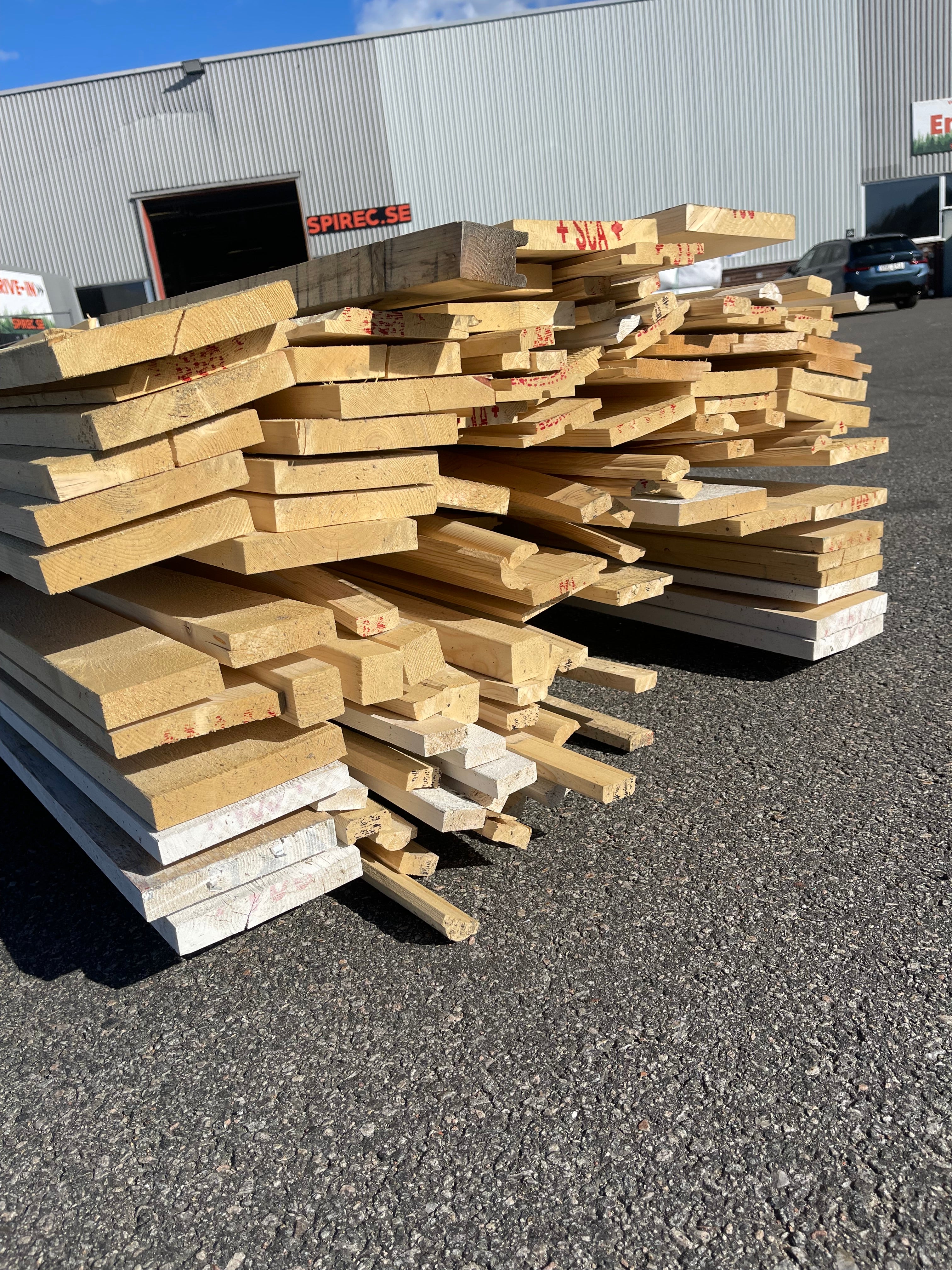 Paket Virke – Blandat Paket – Maxlängd 5,40 m