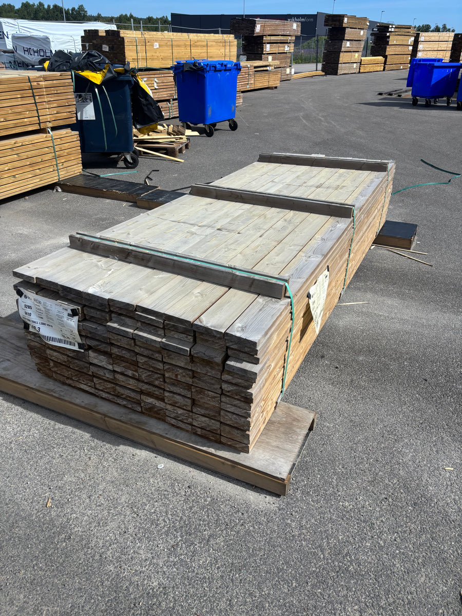 Paket Trall 28x120mm 3,00m 144st Impregnerad