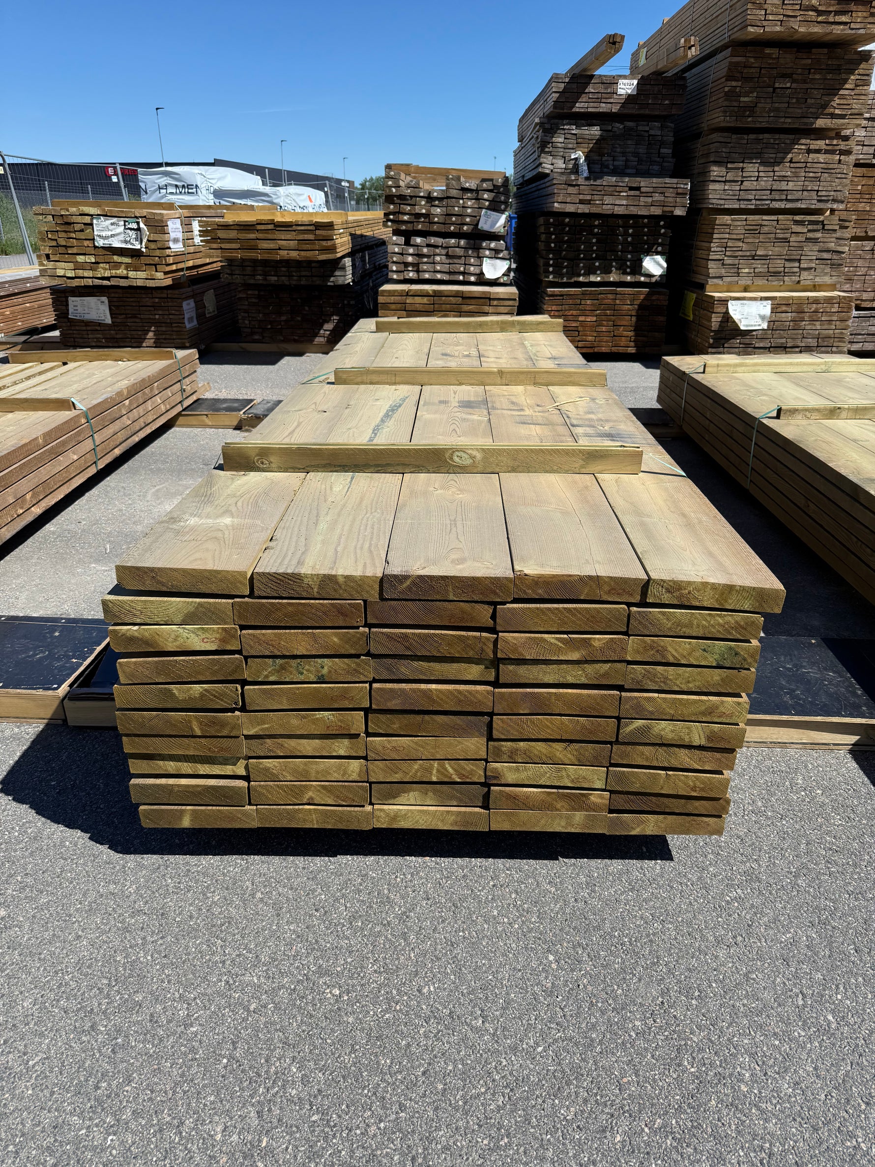 Parti Tryckimpregnerade Reglar 45x220mm 3.90m 50st NTR A