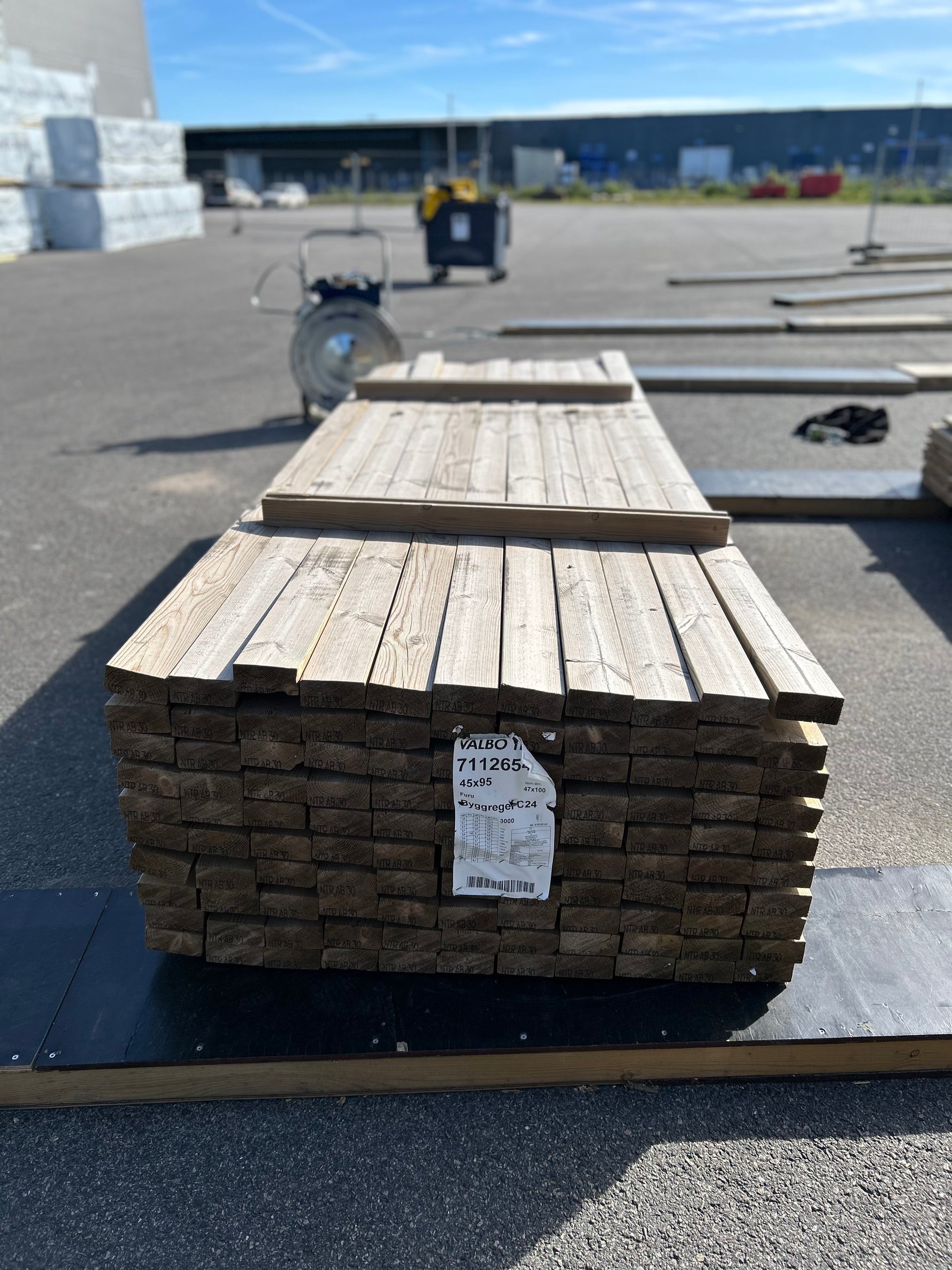 Paket Tryckimpregnerade Reglar 45x95mm, 110st 3.0m (C24)