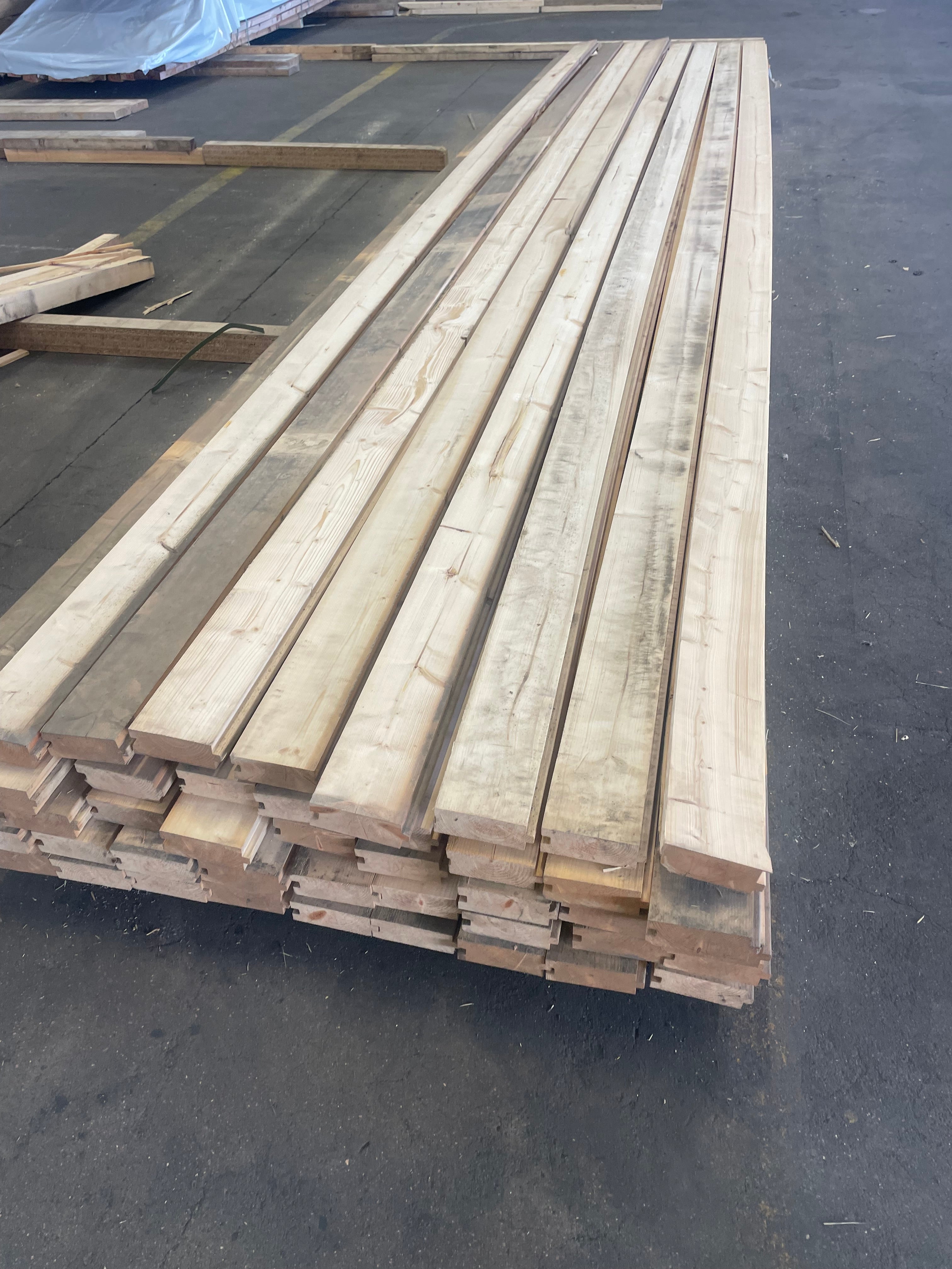 Paket Slätspont 45x120 5.40m 44st Dammig