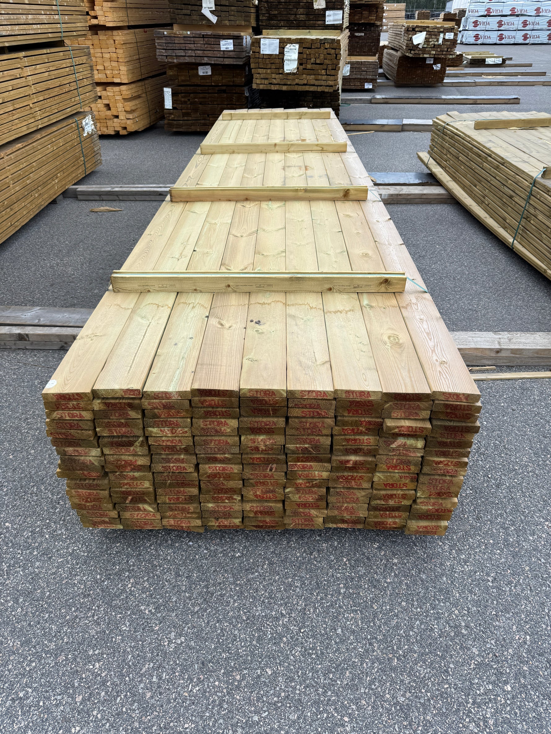Paket Tryckimpregnerad Trall 28×120mm, 153st 4,80m (G4-2)