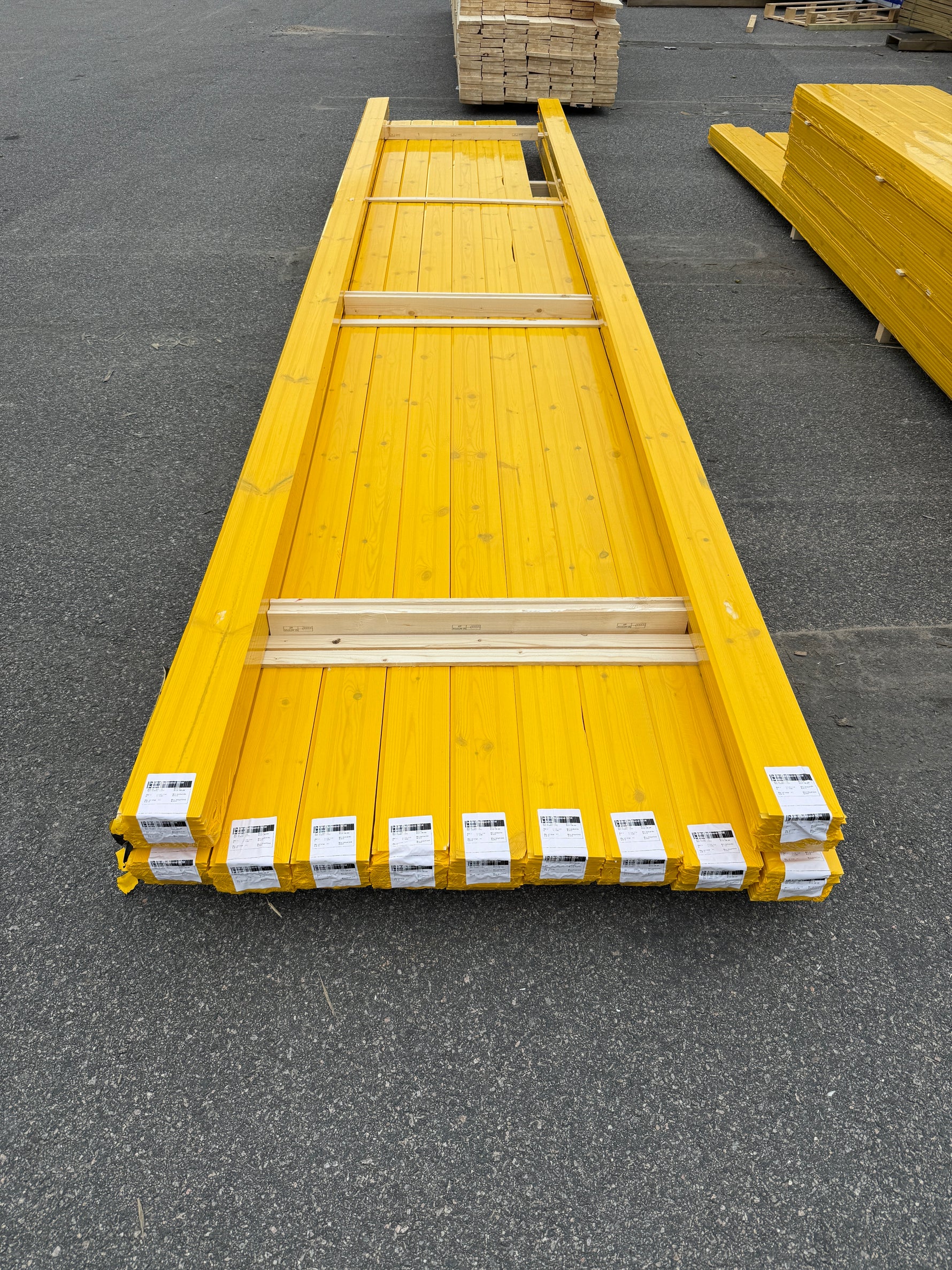 Paket Spårpanel 13x120 mm – Furu 3.60-5.10m 47,85kvm (Sekunda)