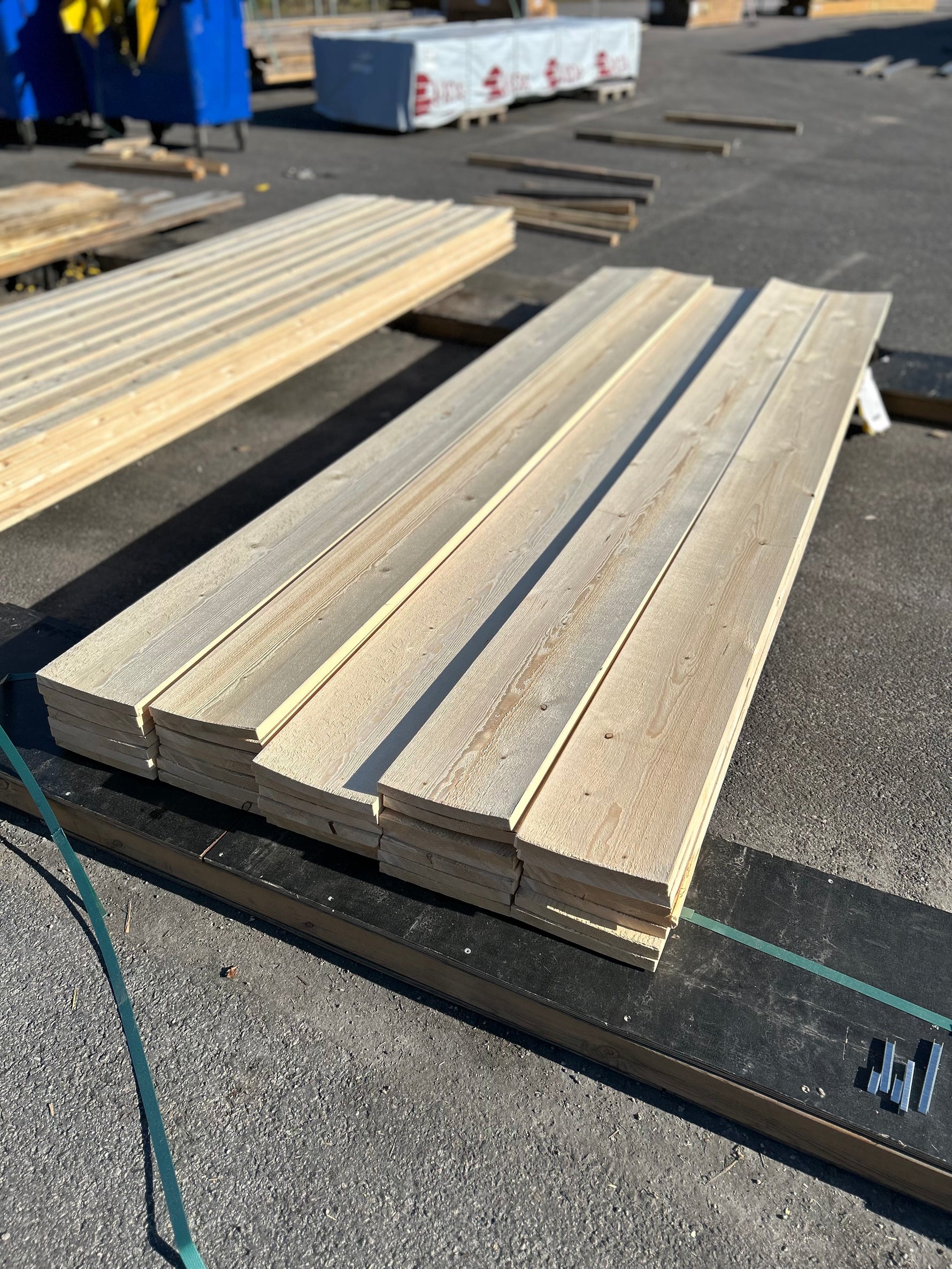 Paket Finsågade Brädor 22x220mm 3,00m 34st Obehandlade