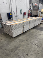 Paket Finsågad Panel 28x145mm- 4.20m, 129st vit/ljusgrå - Spirec
