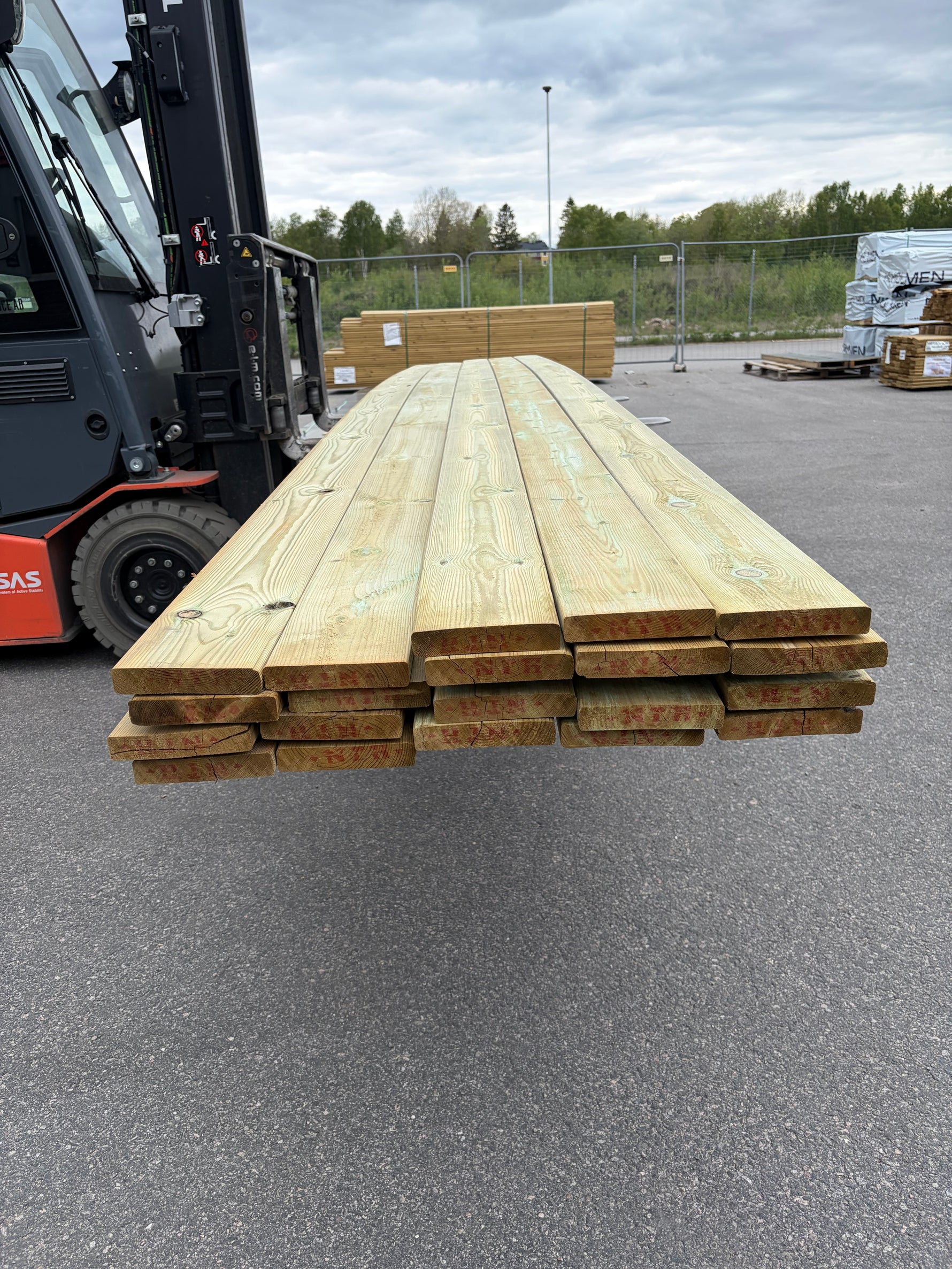 Paket Tryckimpregnerad Trall 28x145mm, 20st 5.40 m (NTR-AB)