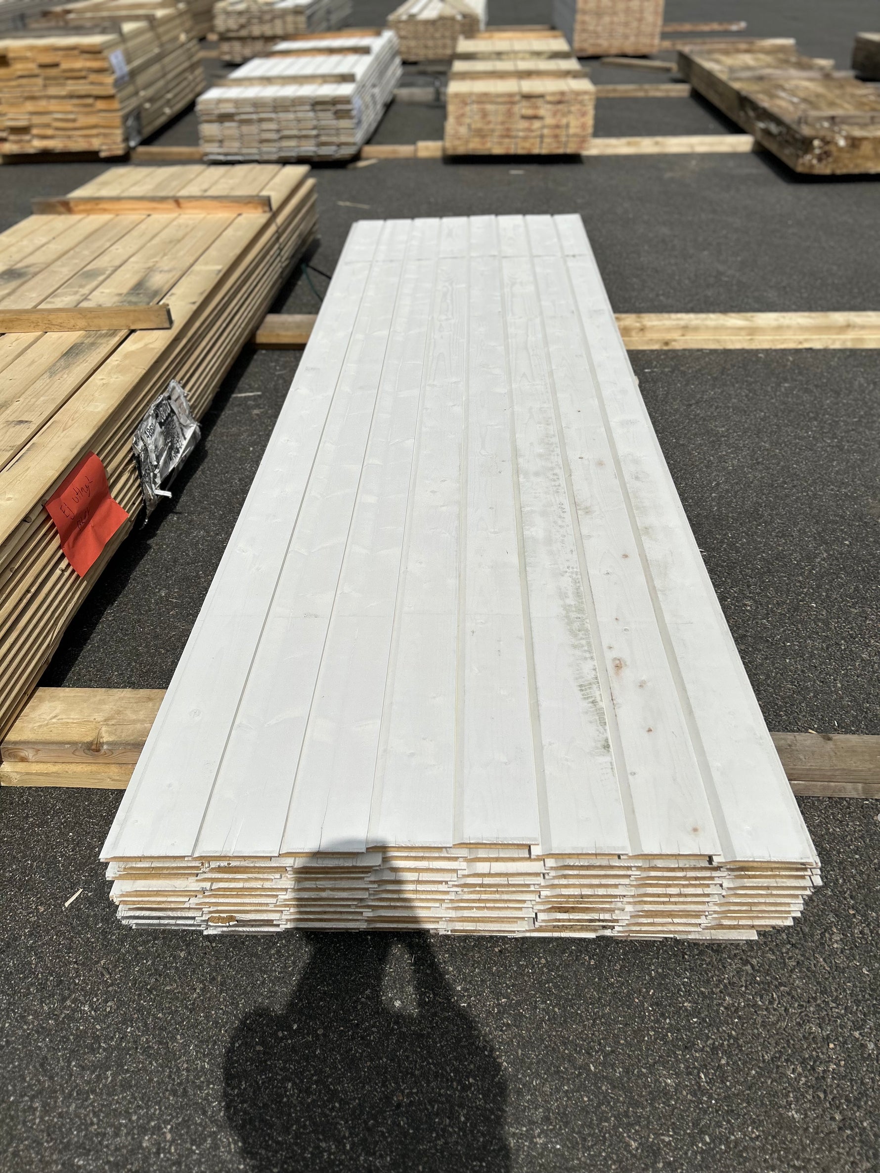 Paket Ytterpanel Enkelfasspont 22x145mm 3.60m 88st- Grundmålad