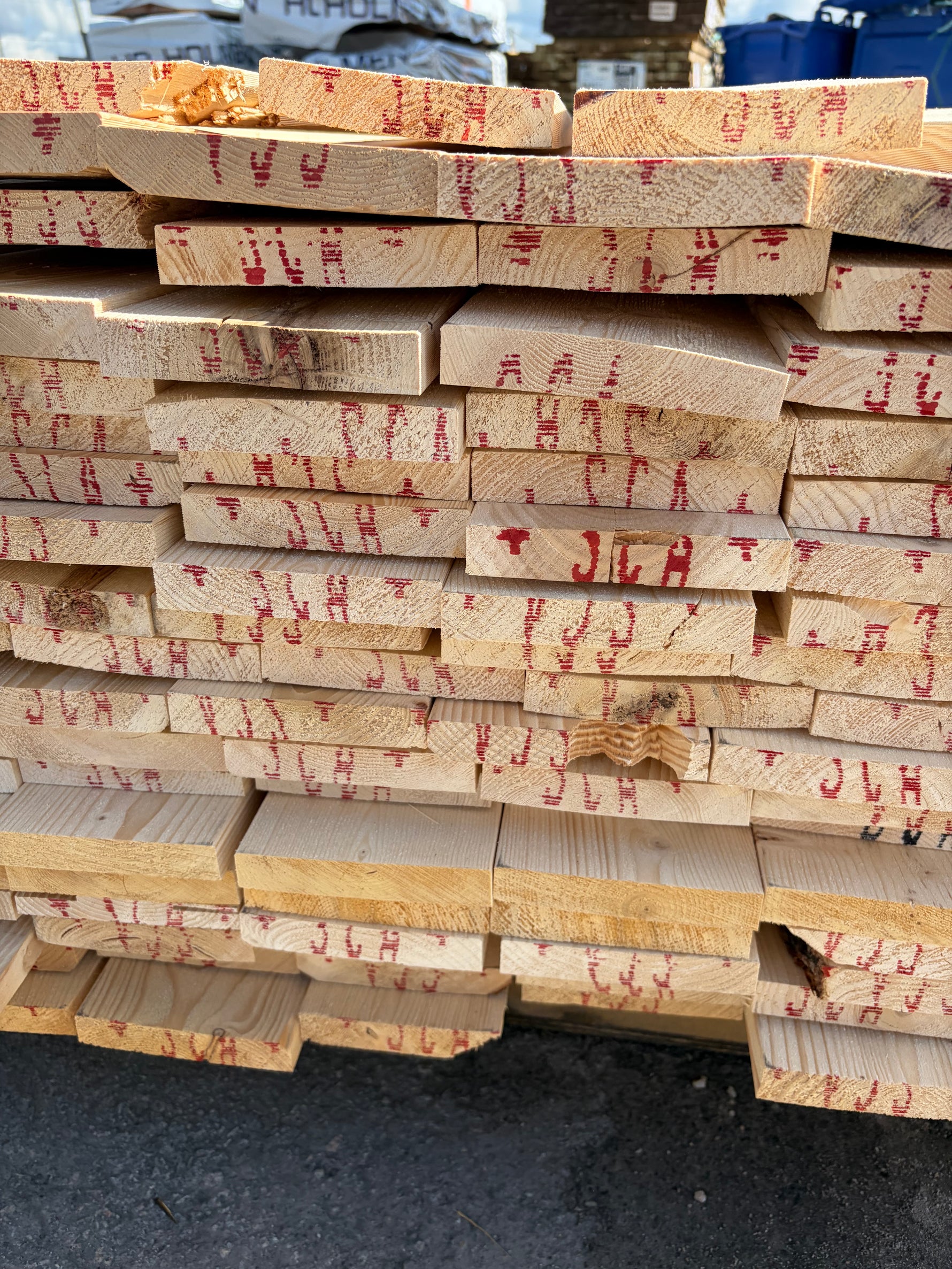 Paket Finsågade Brädor 22x120mm, 136st 3,00m (Andra sortering)
