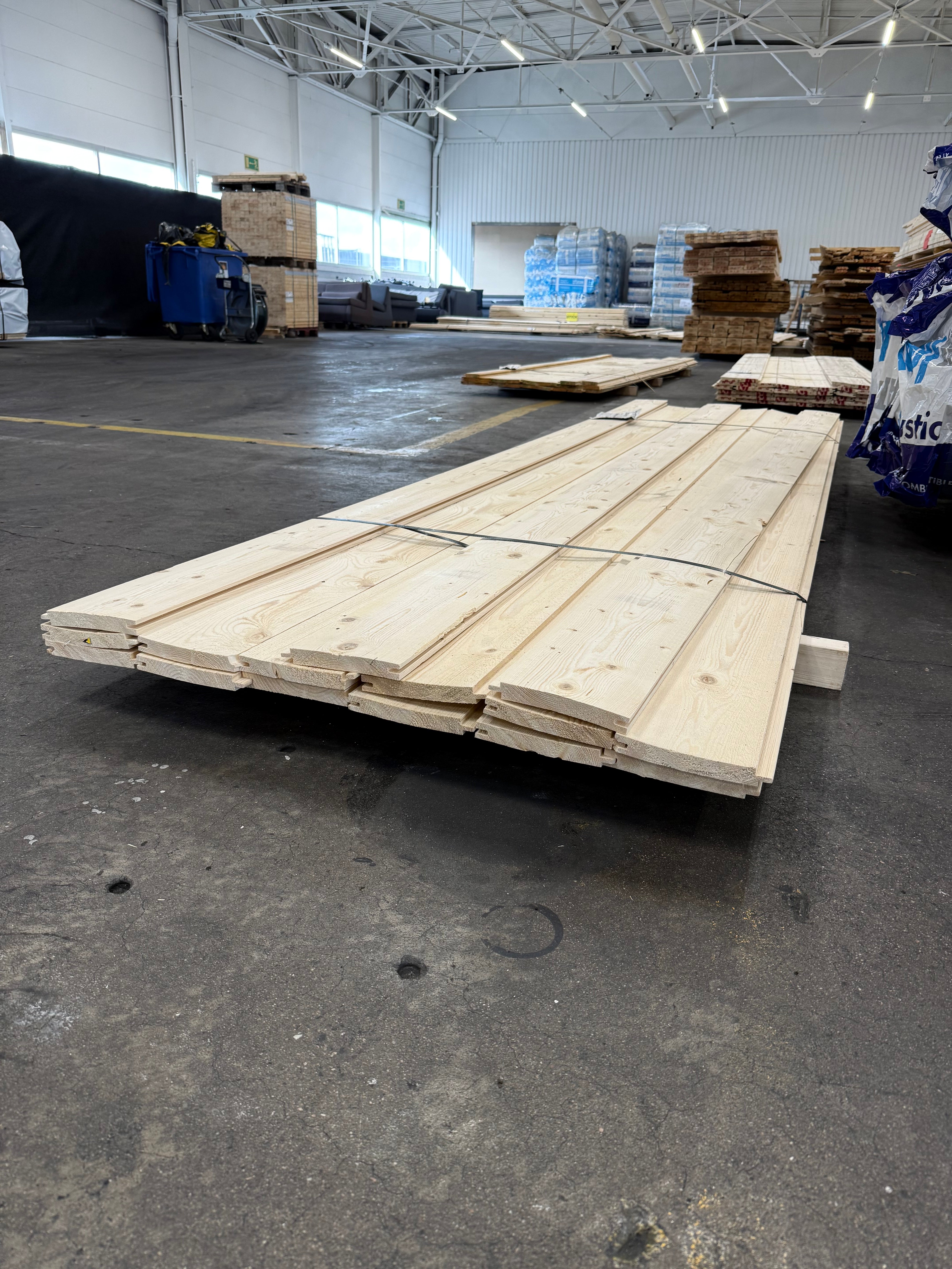 Paket spårpanel 22x170mm 3.60m 15st