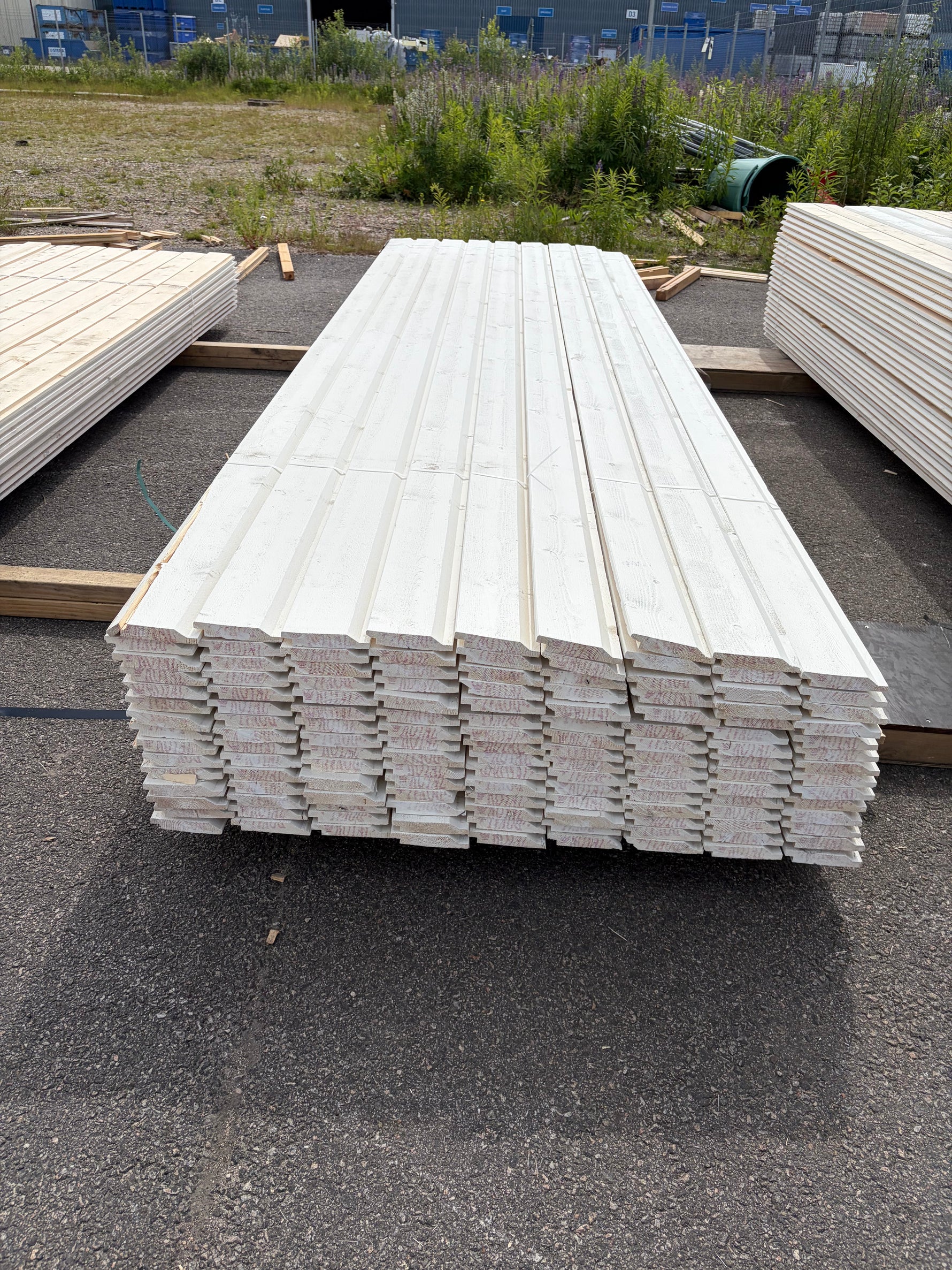Paket Ytterpanel Enkelfas Halvspont 22x120mm, 134st 3.60m Mellanstruken&nbsp;