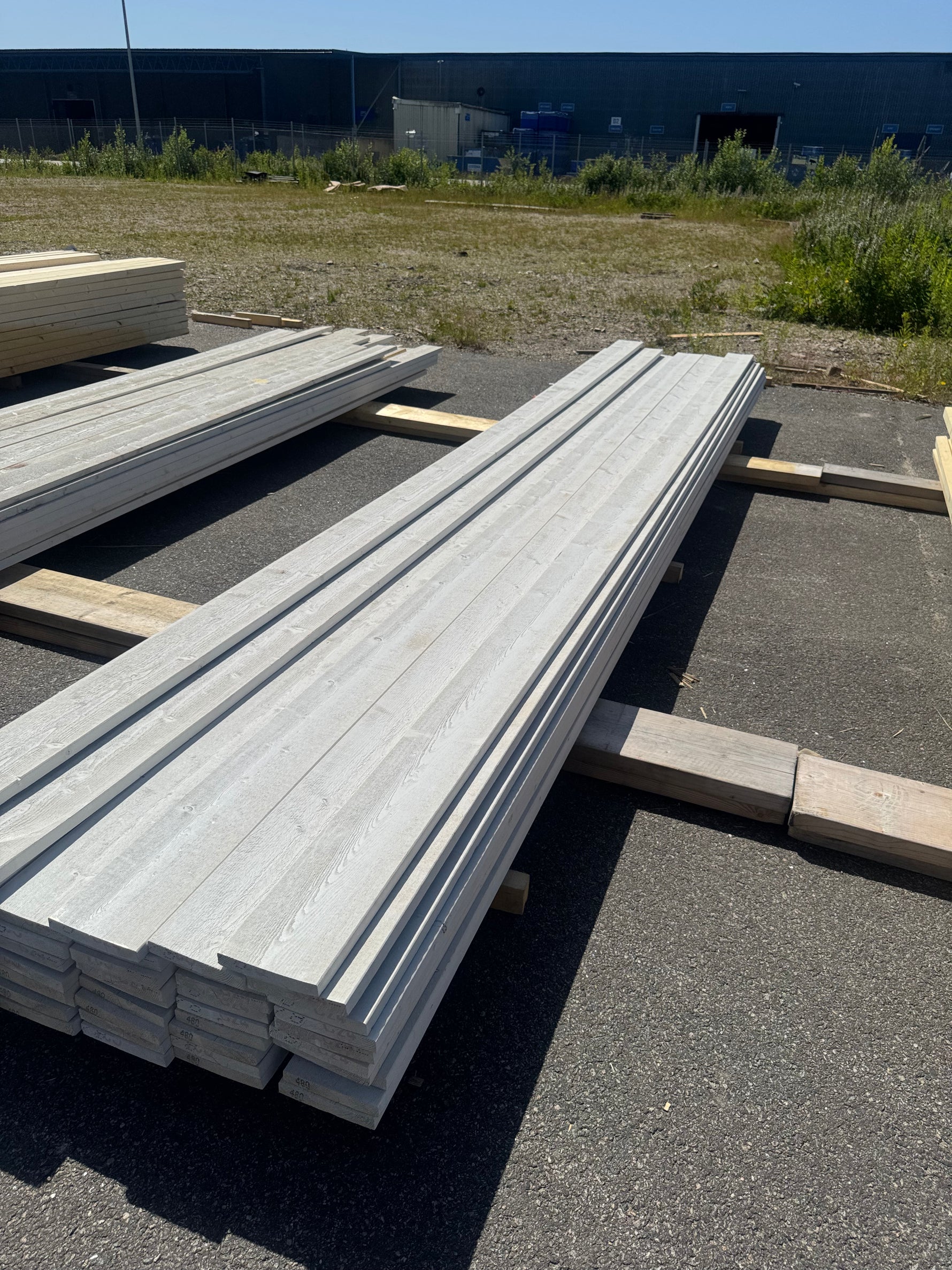Paket Finsågade Klädselbrädor 22x145 mm, 55 st 4,80 m