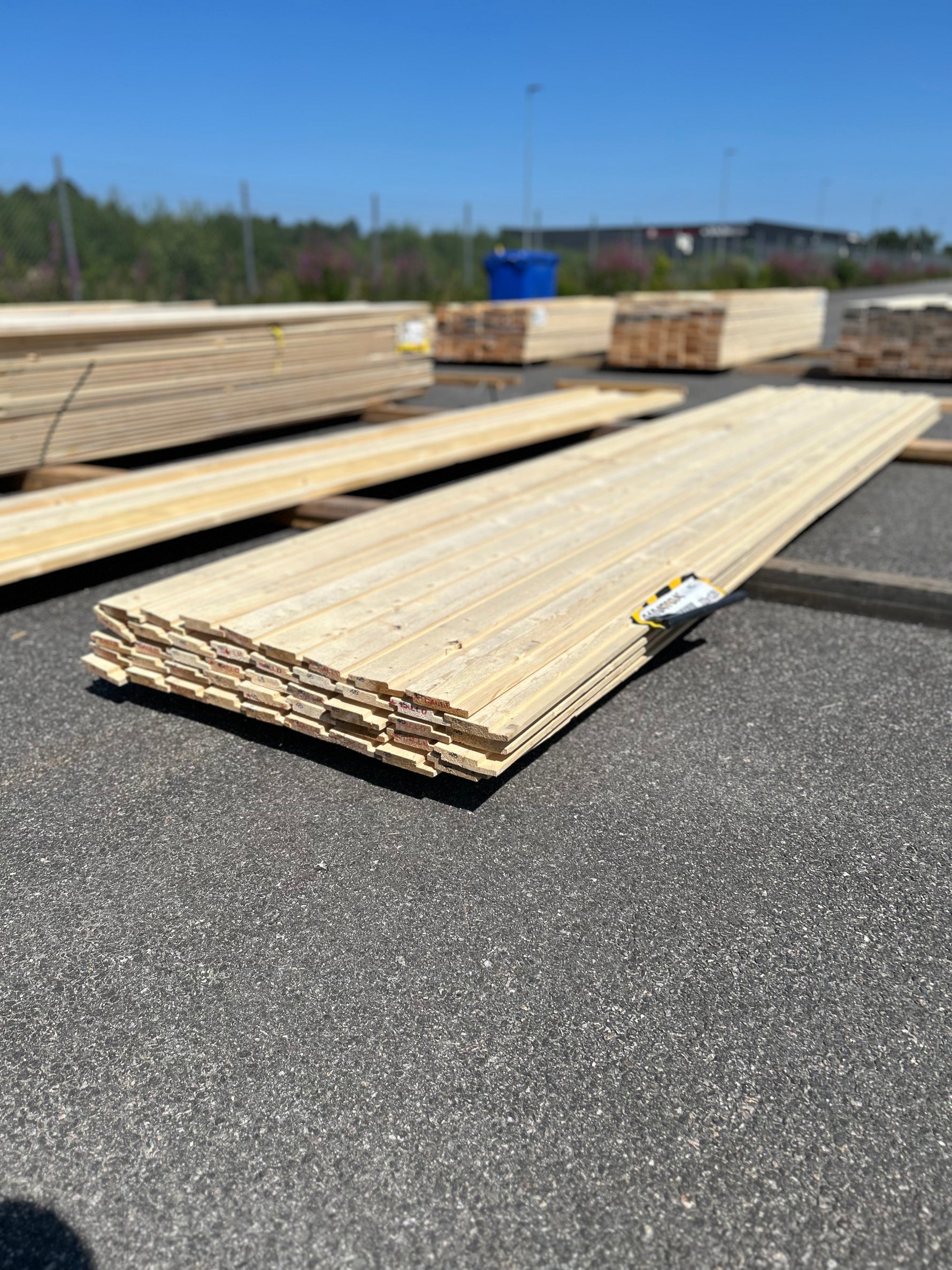 Paket Elingepanel 22x120mm 4.50m 44st Obehandlad