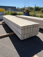 Paket Ytterpanel Dubbelfas Halvspont 22x145mm, 174st 4.20m Grundmålad Vit