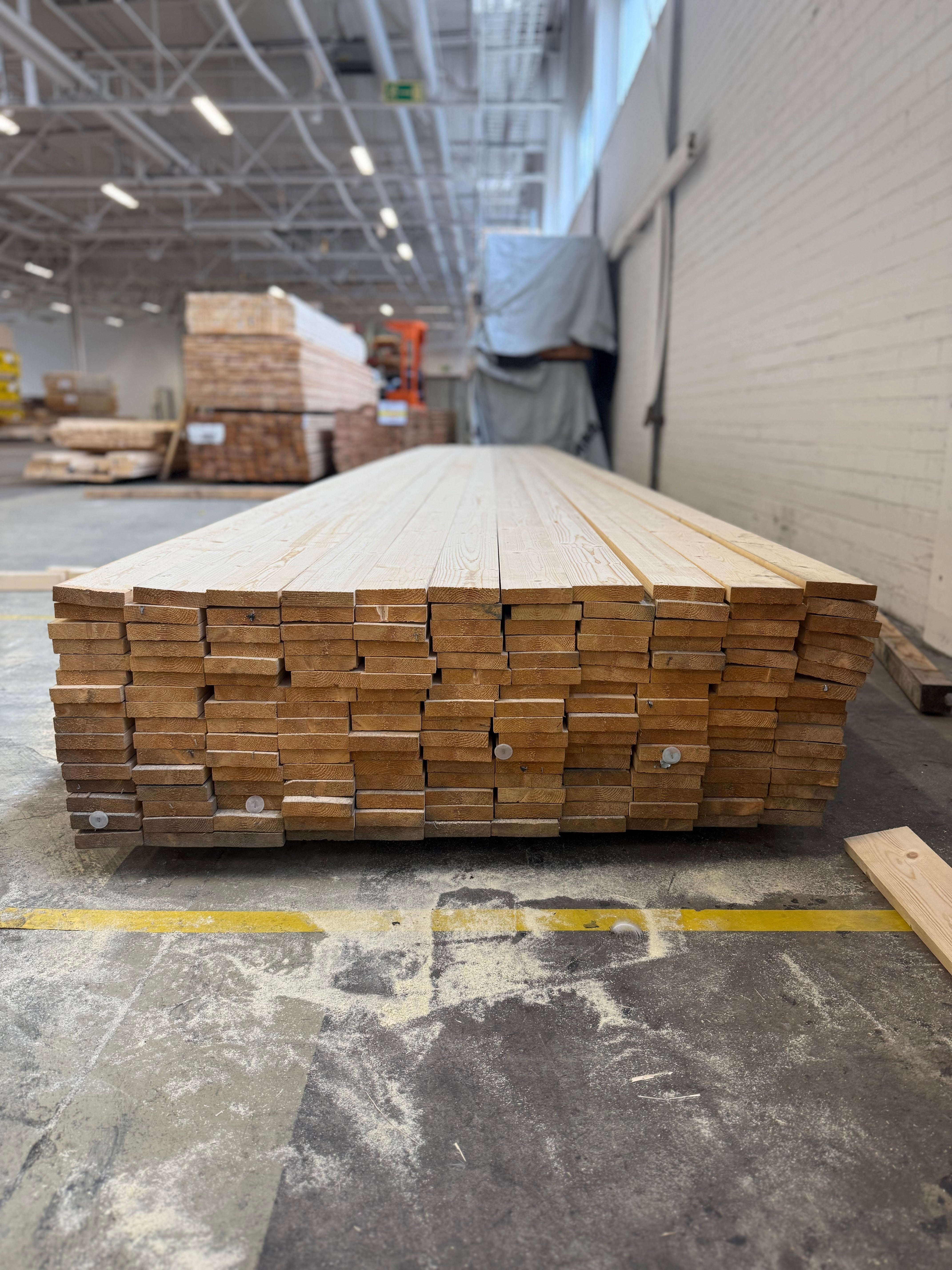Paket Fingerskarvad Panel 21x95 – 176st – 7.20 m