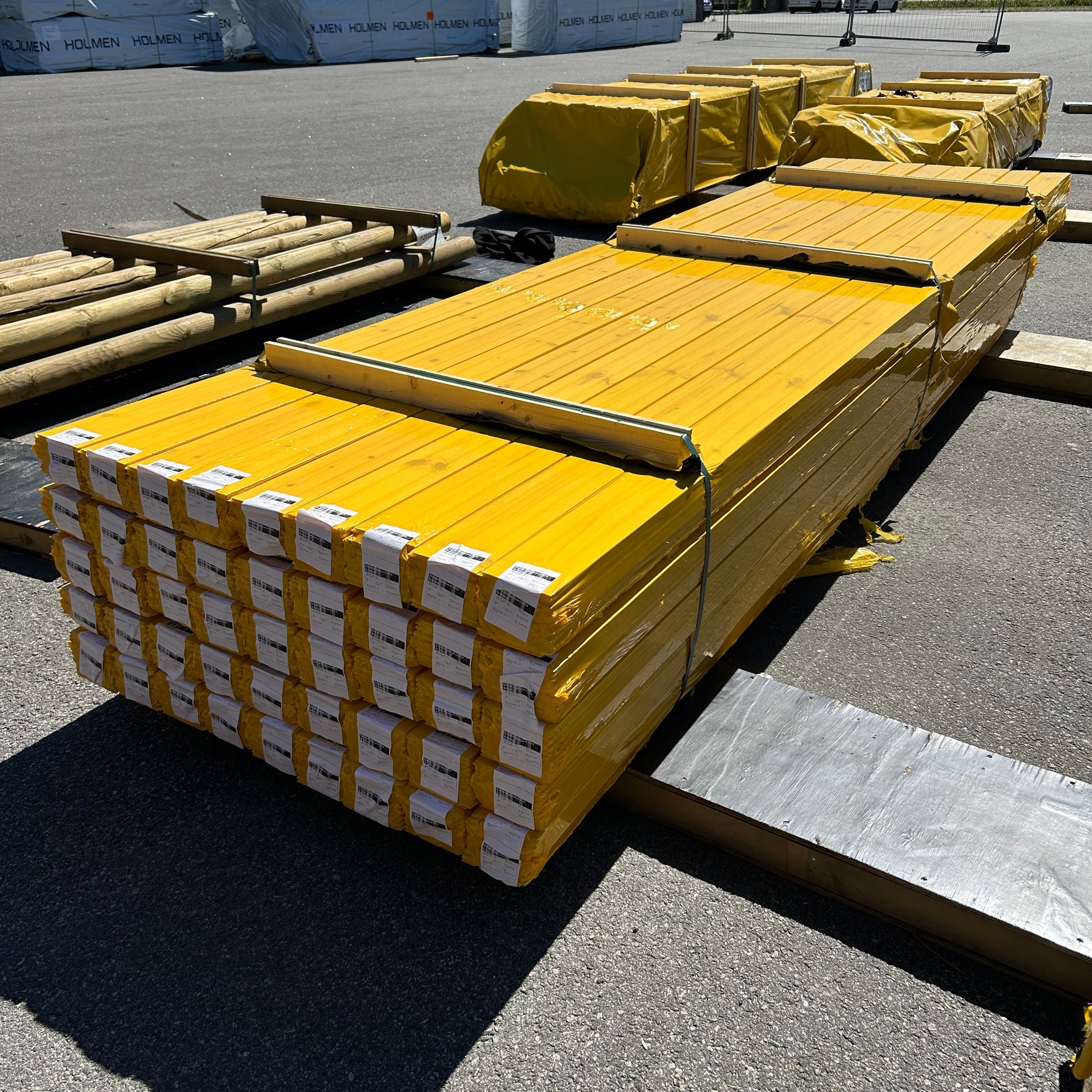 Parti Spårpanel 12x120mm Furu, 152kvm 3.56–4.18m (Sekunda)