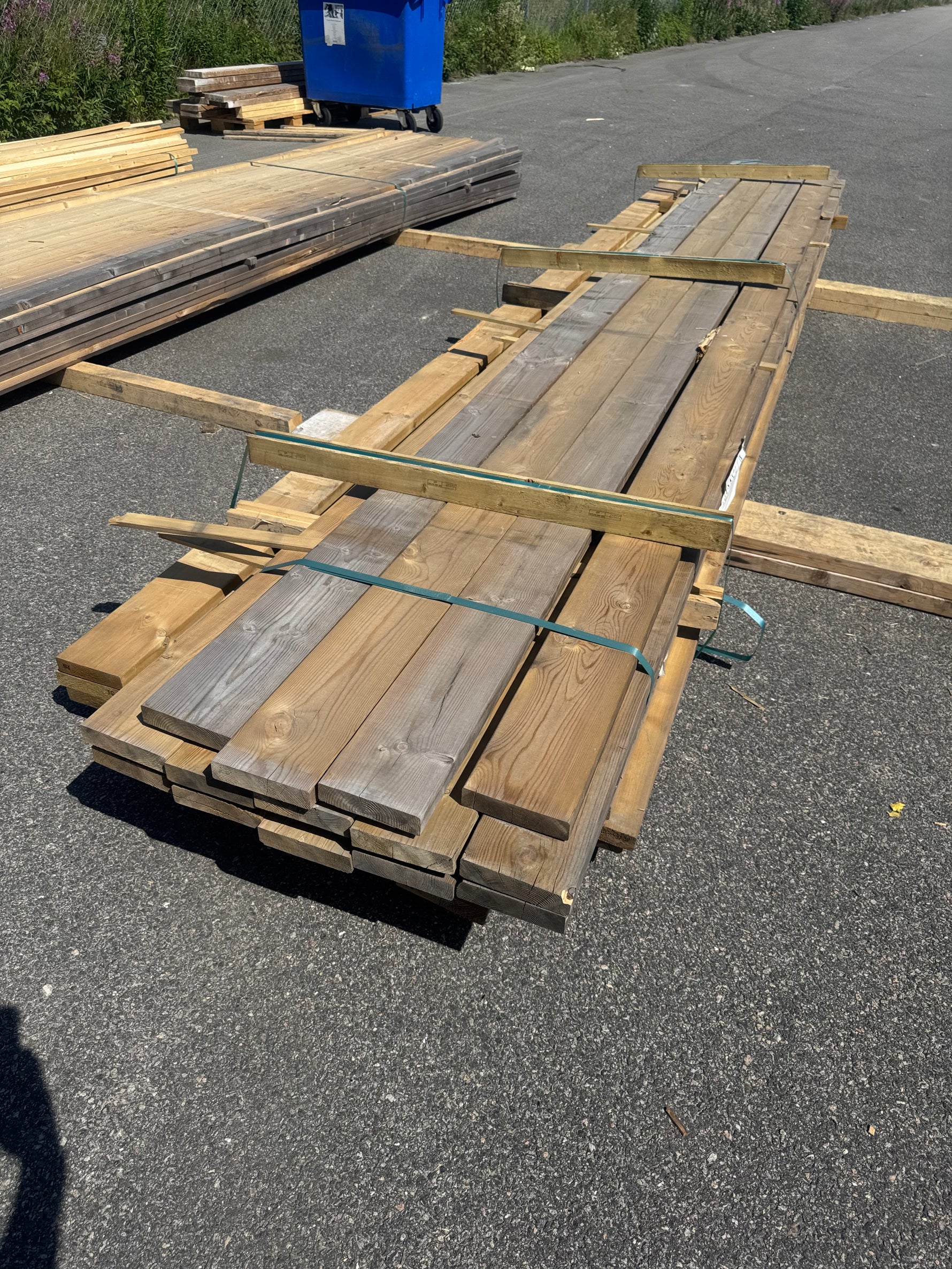Paket Tryckimpregnerad Trall 34x145 mm, 31 st 5,40 m + 17 st 5,10 m