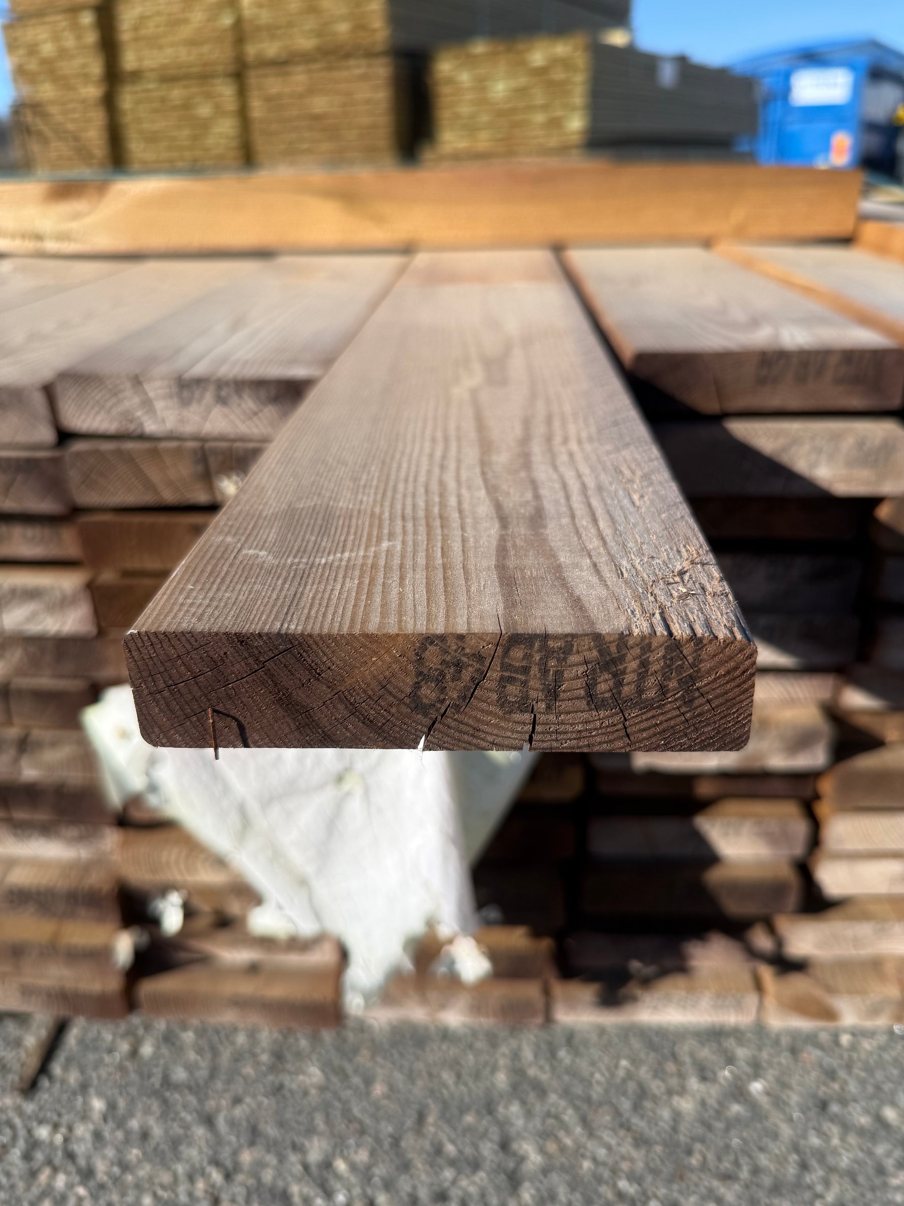 Paket Brunimpregnerad Trall 28x120mm, 108st 4,80m - Spirec
