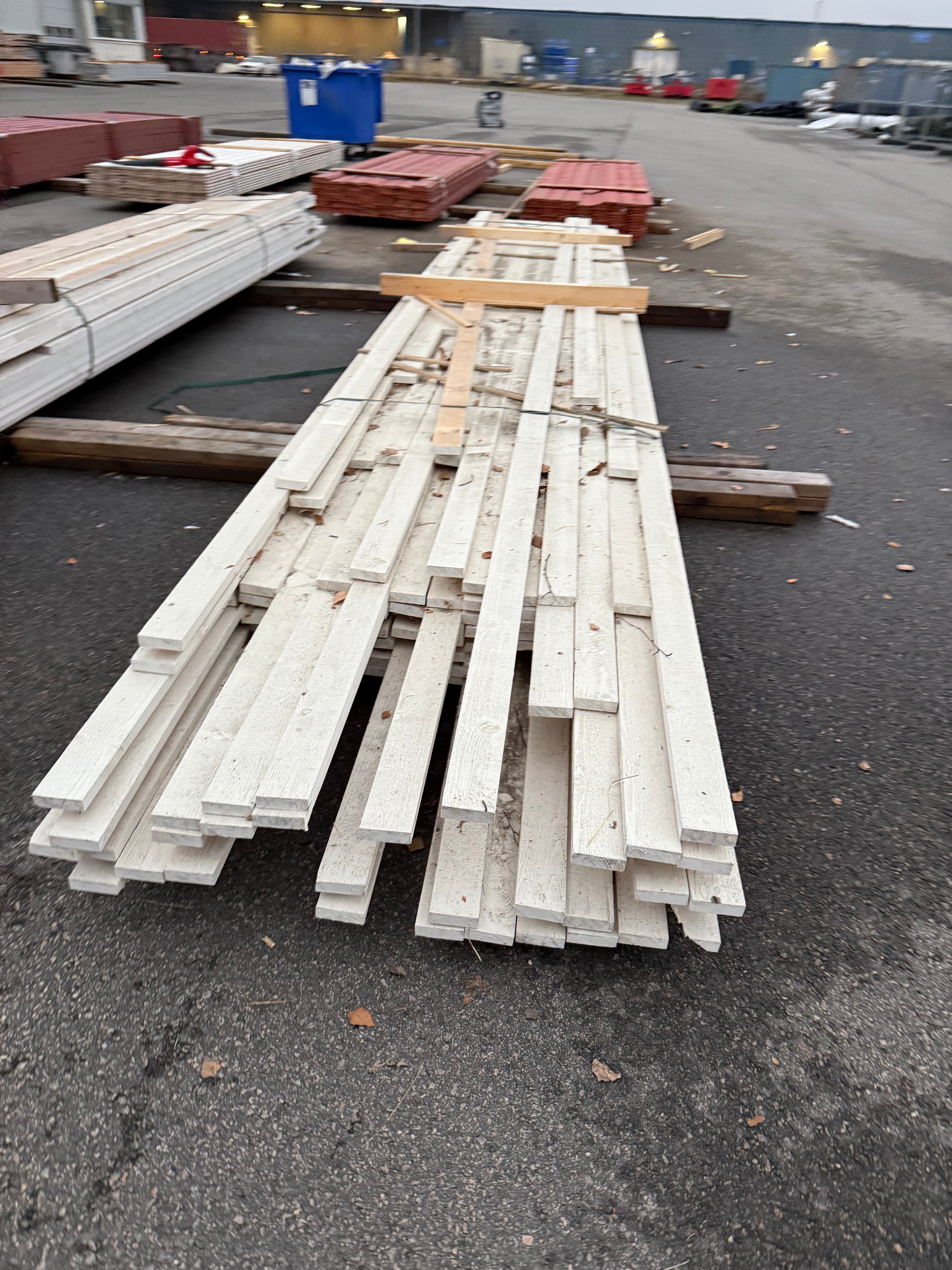 Paket Finsågad Panel 22x70mm – 146 st (3,60–5,40 m, Vit S0502-Y)