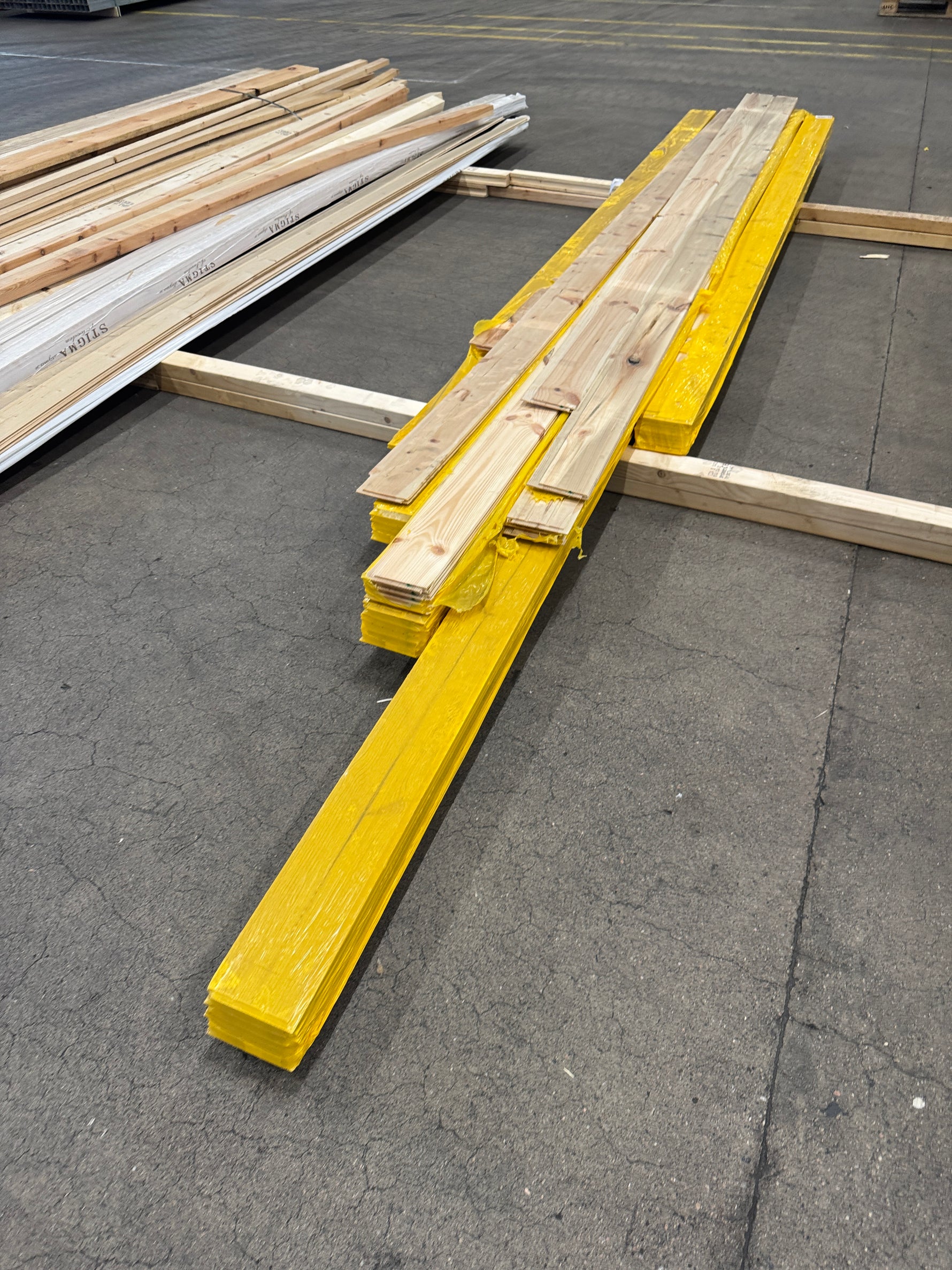 Paket Spårpanel 13x120 mm – 30 st Blandade längder
