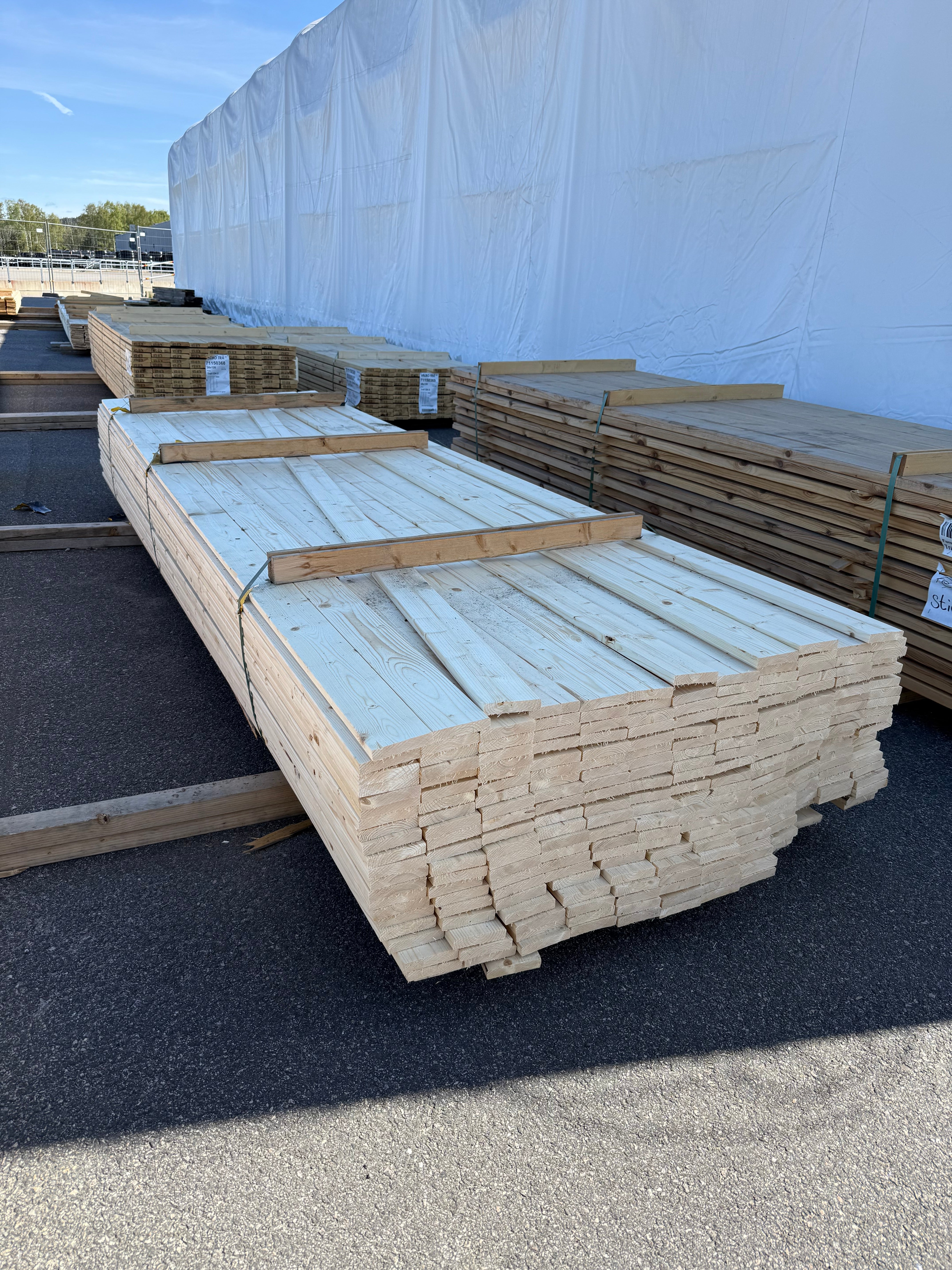 Paket Råplan 19x95mm 3.66m 247st